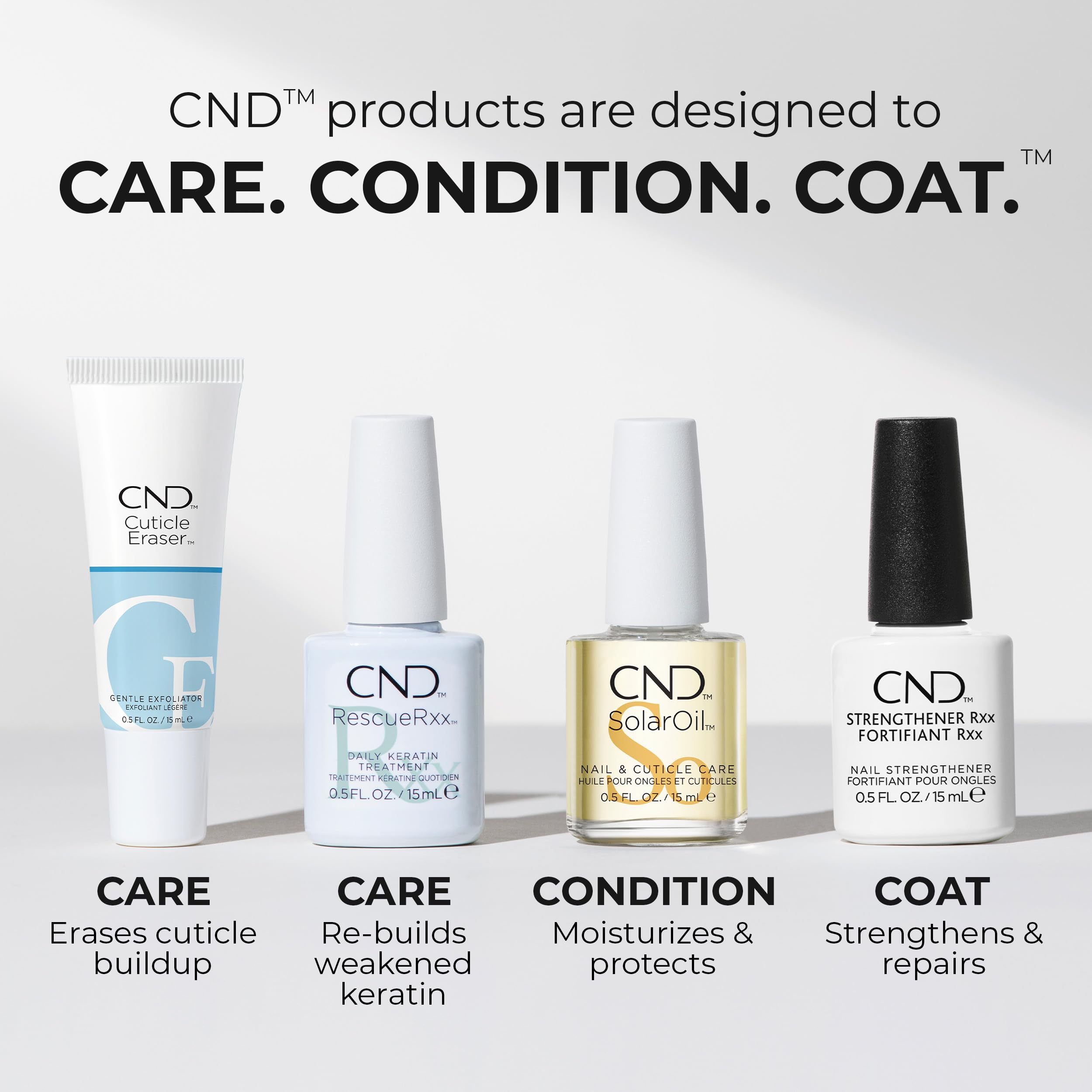 CND SolarOil Cuticle Oil, Natural Blend Of Jojoba, Vitamin E, Rice Bran and Sweet Almond Oils, Moisturizes and Conditions Skin, Pack Of 1, 0.5 oz.