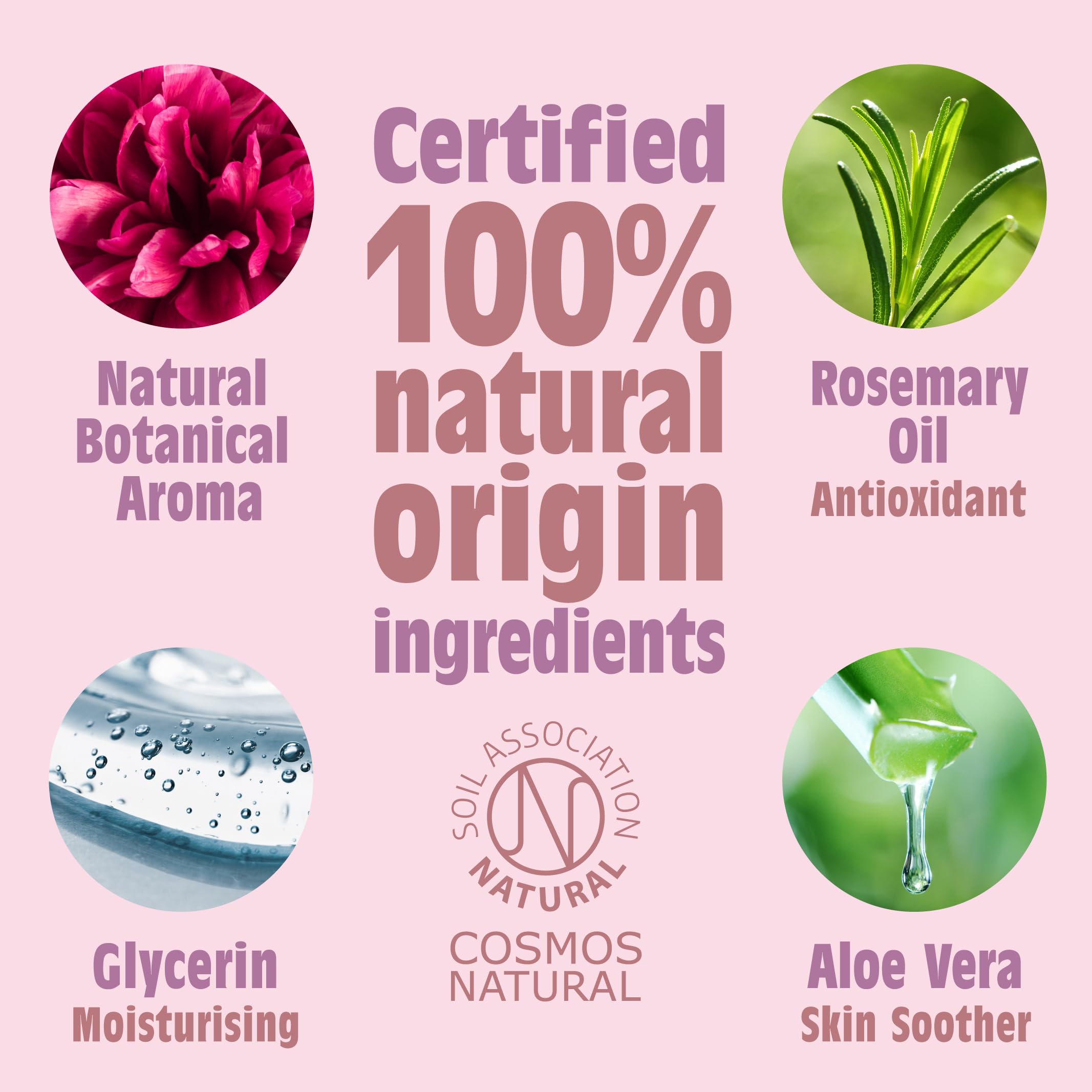 Salt of the Earth - Natural Deodorant Spray Refill - Certified Natural, Vegan, Long Lasting Protection, Leaping Bunny Approved, Made in the UK - 500ml (Peony Blossom, 500ml)