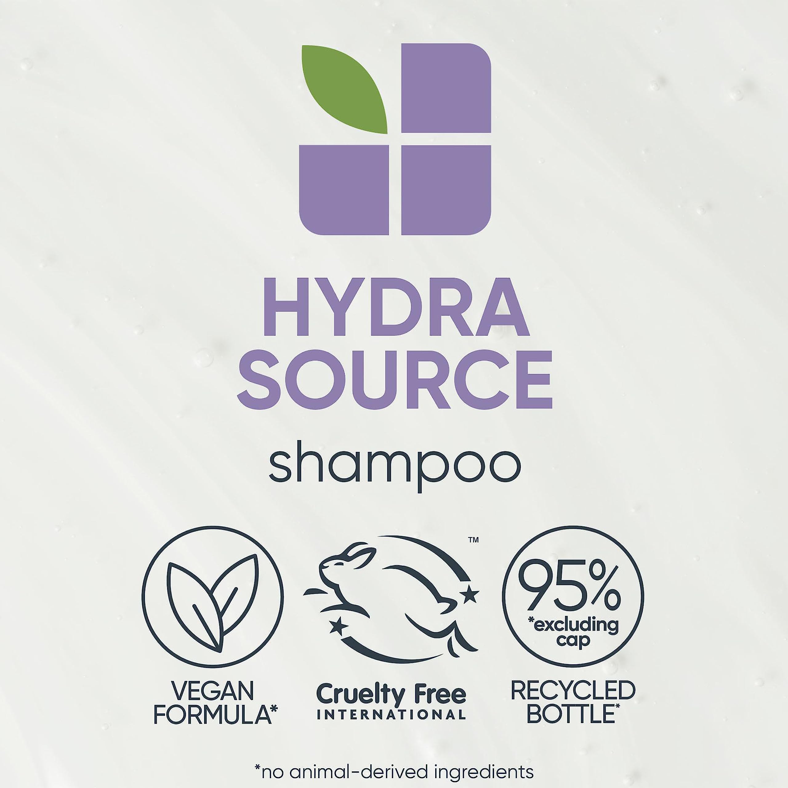 Biolage Dry Hair Shampoo, Hydrating Shampoo, Moisturises and Softens Dry Hair, HydraSource, 250 ml