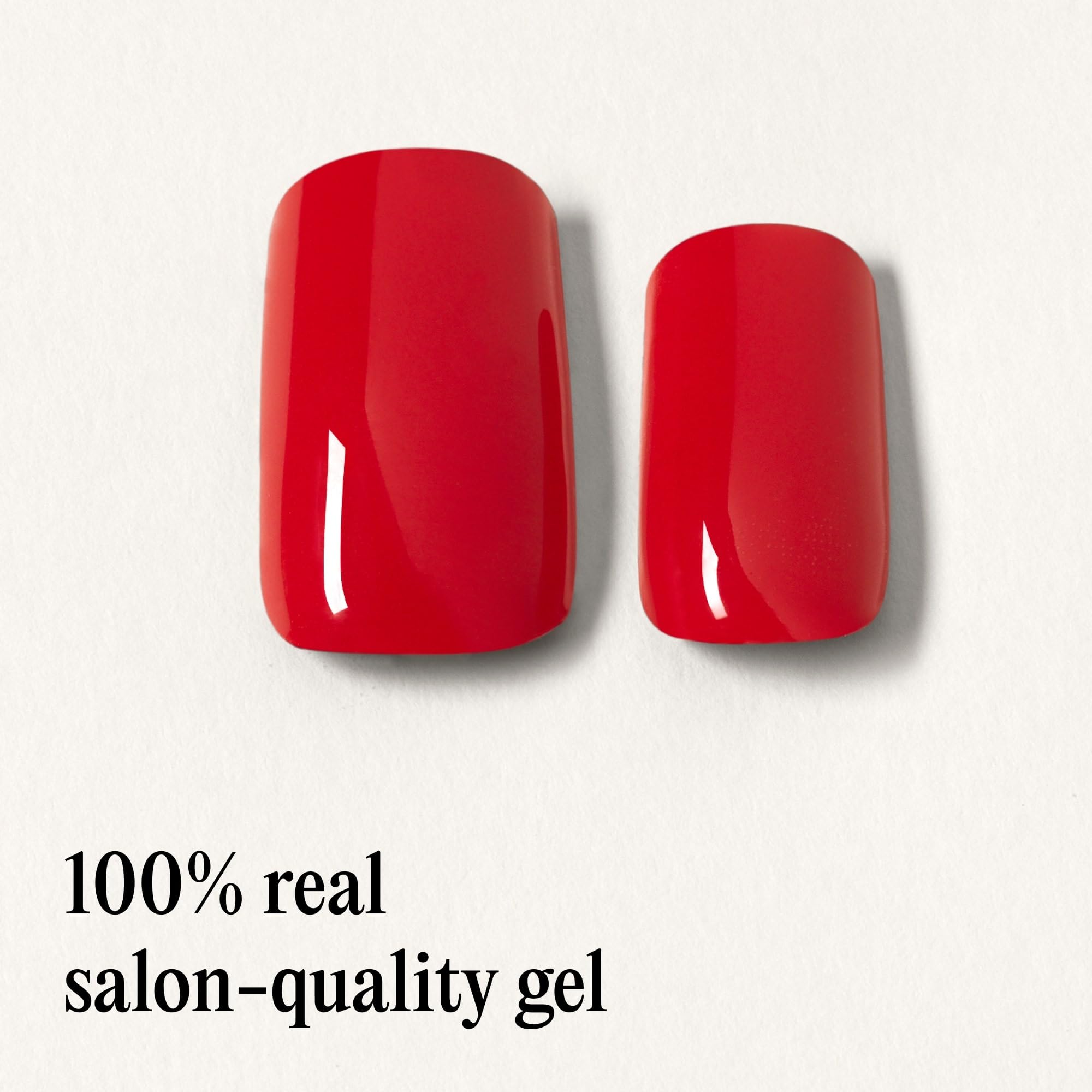 Mylee Gel Nail Wraps – 10 Pre-Cured Gel Stickers for Instant Mani – No Lamp Needed, Chip-Resistant, Glossy Finish, Lasts Up to 14 Days – Easy to Apply, Vegan & Cruelty-Free (0033 - French Cancan)