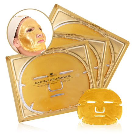 REVITALE 24K Gold Face Mask - Enriched with Collagen (3 Pack)