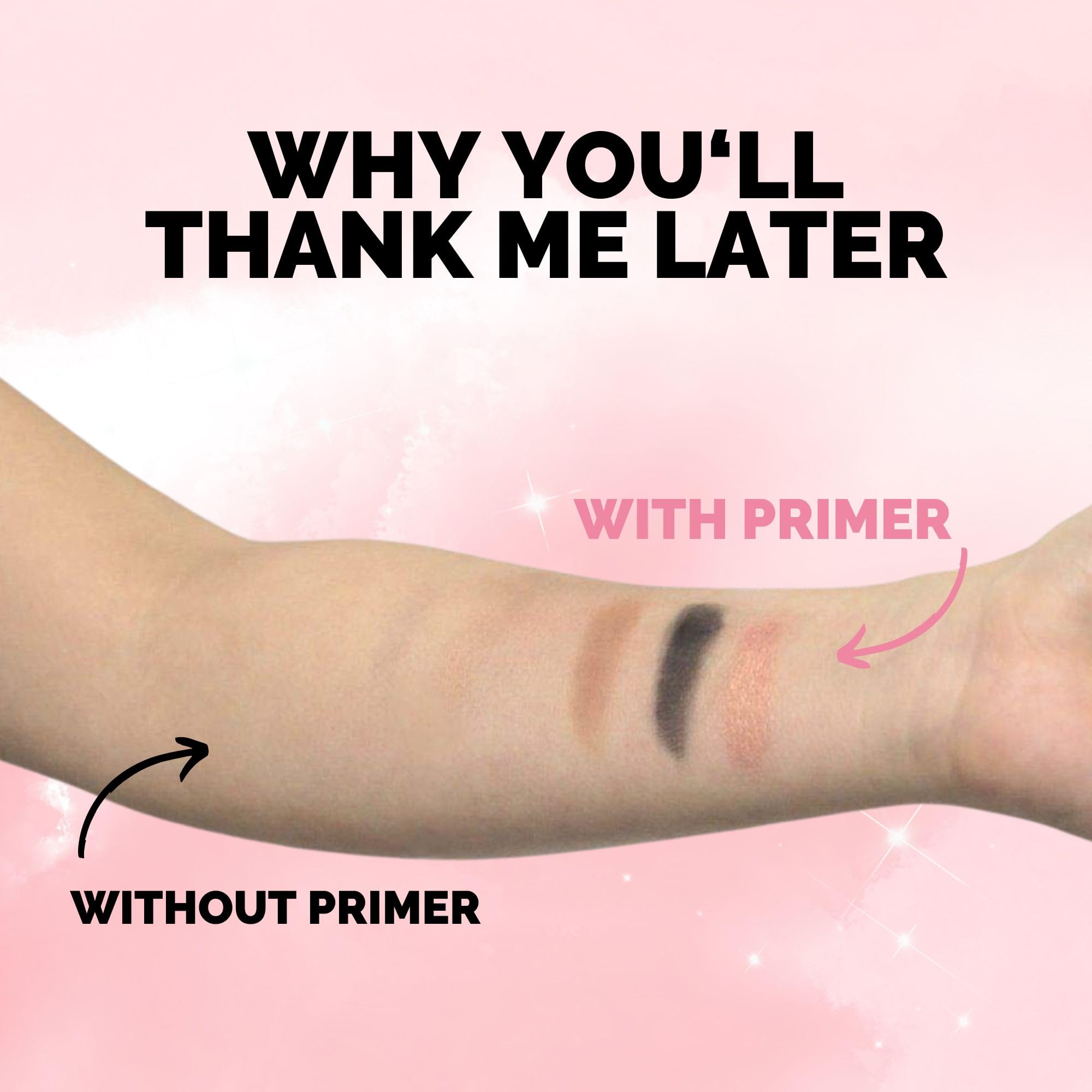 Elizabeth Mott Eyeshadow Primer - Thank Me Later - for Long-Lasting Power Grip - Eye Makeup Base to Control Oil & Prevent Creasing for All-Day - Eye Shadow Cream for Mature Skin - 10 g