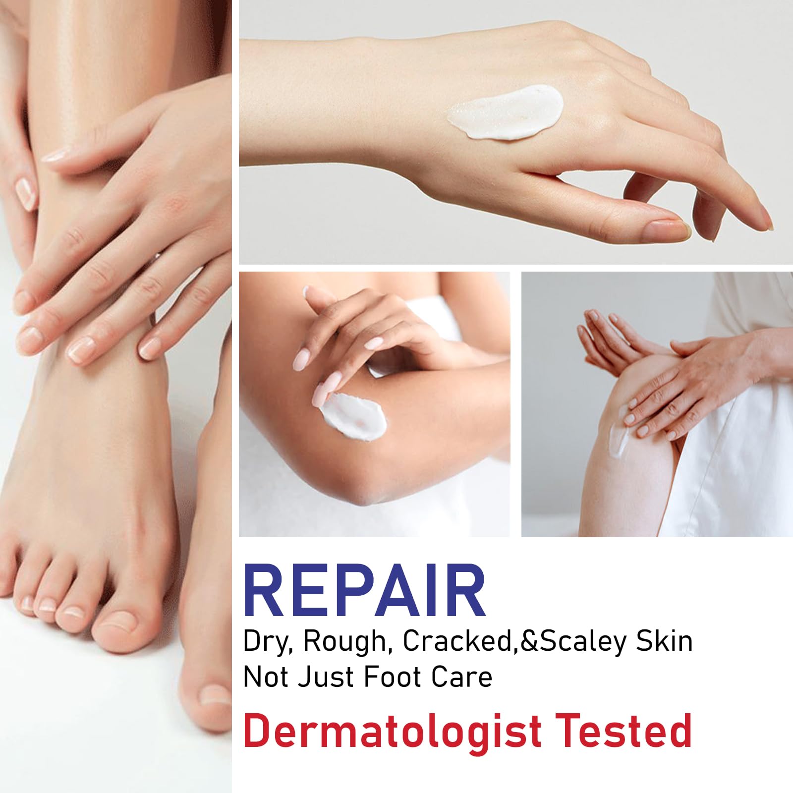 OUKEYA Urea Cream 40 Percent, Urea Foot & Hand Cream for Cracked Heels and Dry Skin, Urea Lotion for Deep Moisturizing, Callus Remover Nourishes Soften, Maximum Strength, Easy to Carry, 85g