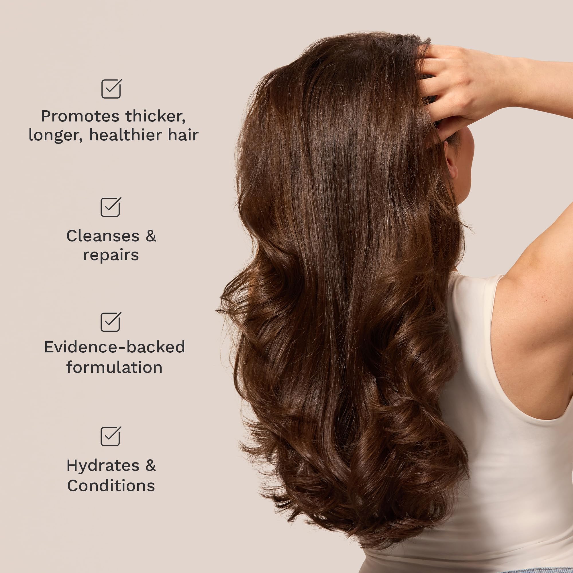 HAIR BURST Hair Growth Shampoo For Woman — Reduces Hair Loss - Strengthens Growth, Contains No SLS and Parabens, Coconut and Avocado Aroma, New Bigger Bottles 350ml