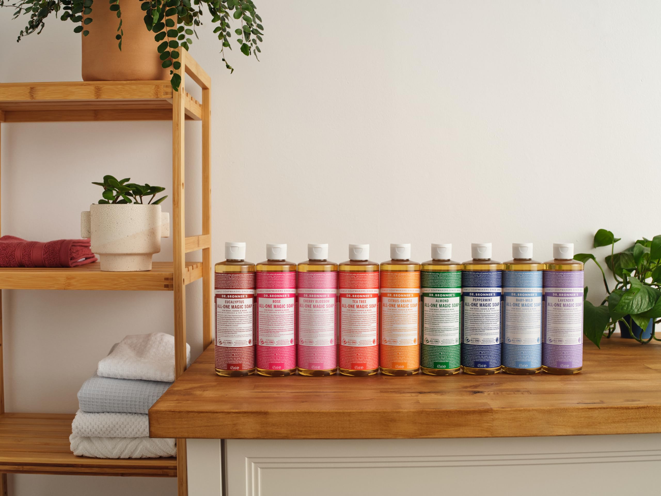 Dr. Bronner's Pure-Castile Liquid Soap with Tea Tree Scent with More than 18 Plus Uses (16-Ounces, 475 ml)
