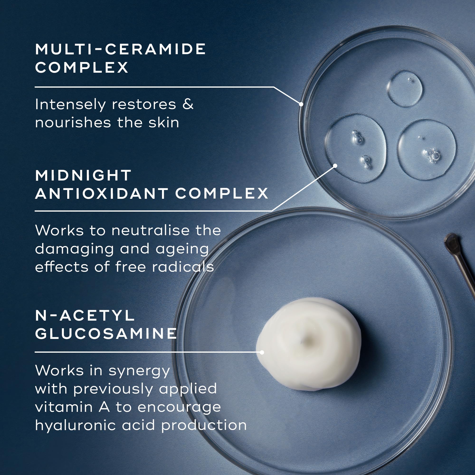 Medik8 Advanced Night Restore Travel Size - Rejuvenating Multi-Ceramide Night Cream - Moisturiser - Deeply Nourish and Visibly Firm Your Complexion While You Sleep - 12.5ml