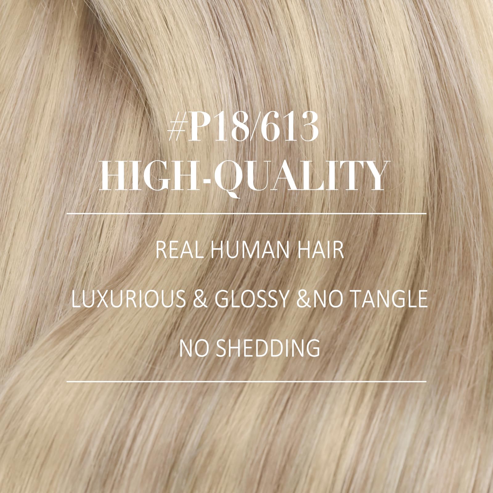 YoungSee Nano Hair Extensions Blonde 16inch Nano Bead Hair Extensions Human Hair Warm Ash Blonde Highlight Bleach Blonde Nano Ring Extension Highlights Soft 50s 50g