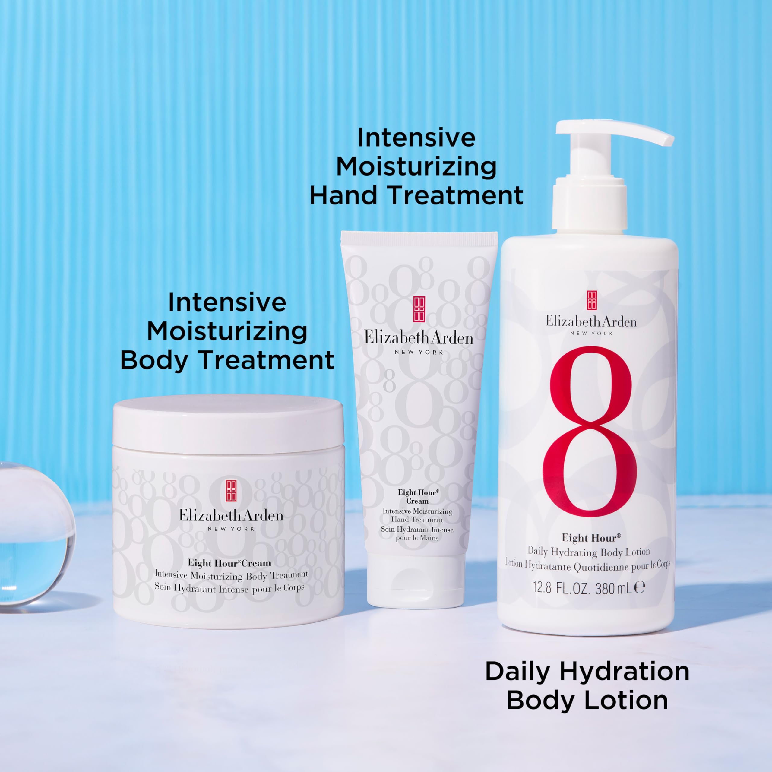 Elizabeth Arden Eight Hour Daily Hydrating Body Lotion, Lightweight Moisturizer for Soft & Smooth Skin, 12.85 Fl Oz