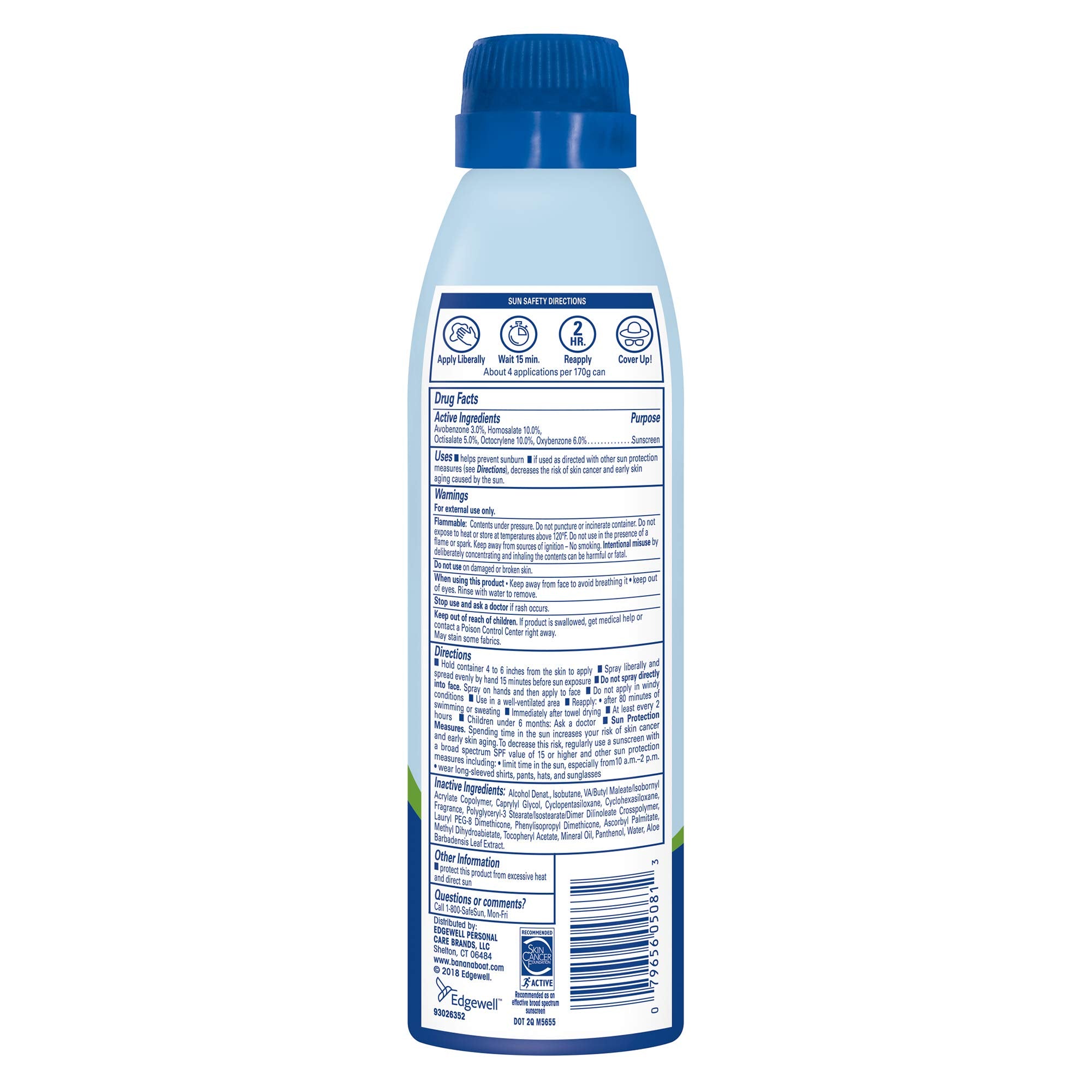 Banana Boat Sunscreen Ultra Defense MAX Skin Protect Ultra Mist Broad Spectrum Sun Care Sunscreen Spray - SPF 100, 6 Ounce