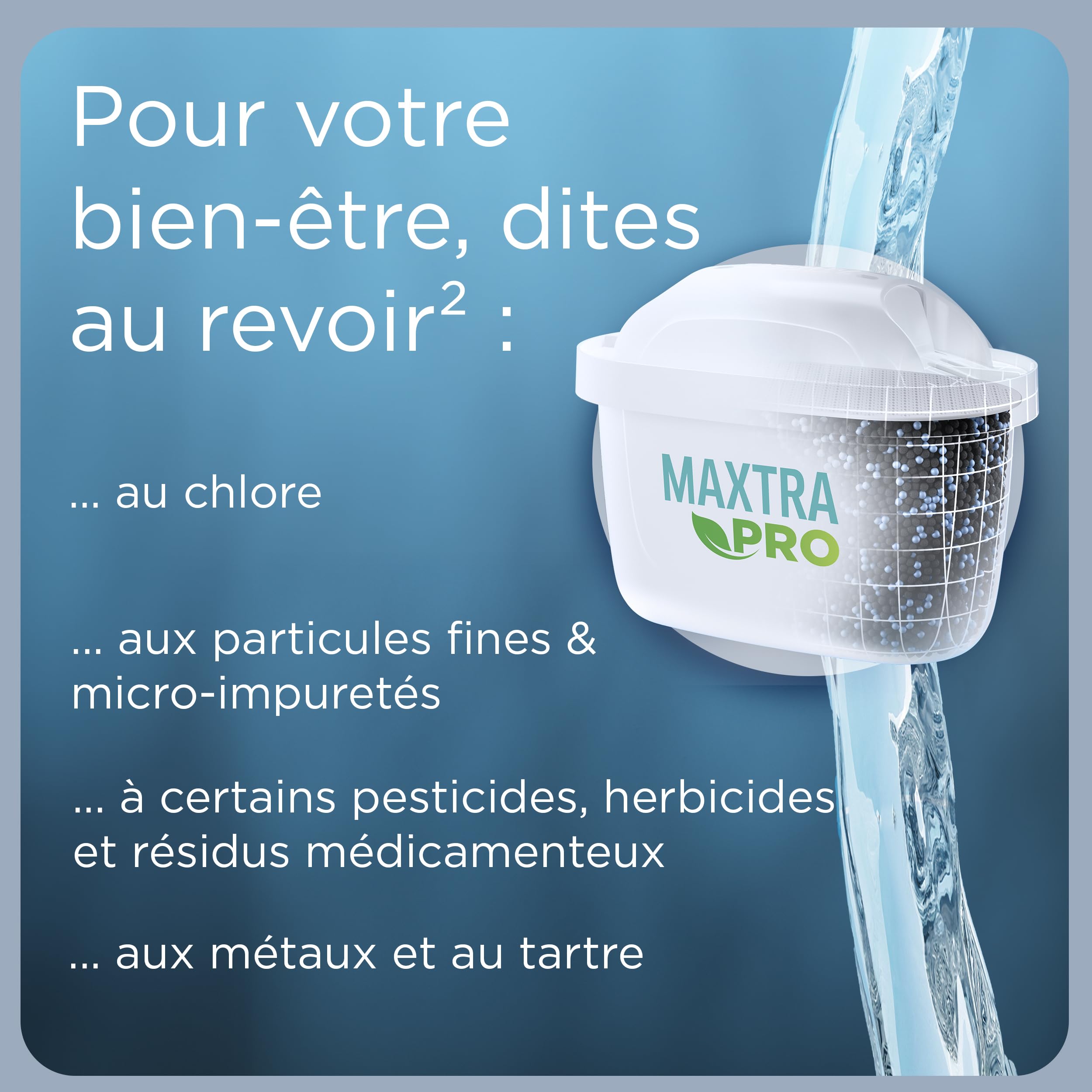 BRITA Jarra filtrante Marella Grafito (2,4L) incluye 3 cartuchos de filtro MAXTRA PRO All-in-1 - Reduce el sarro, el cloro, algunas impurezas y algunos metales
