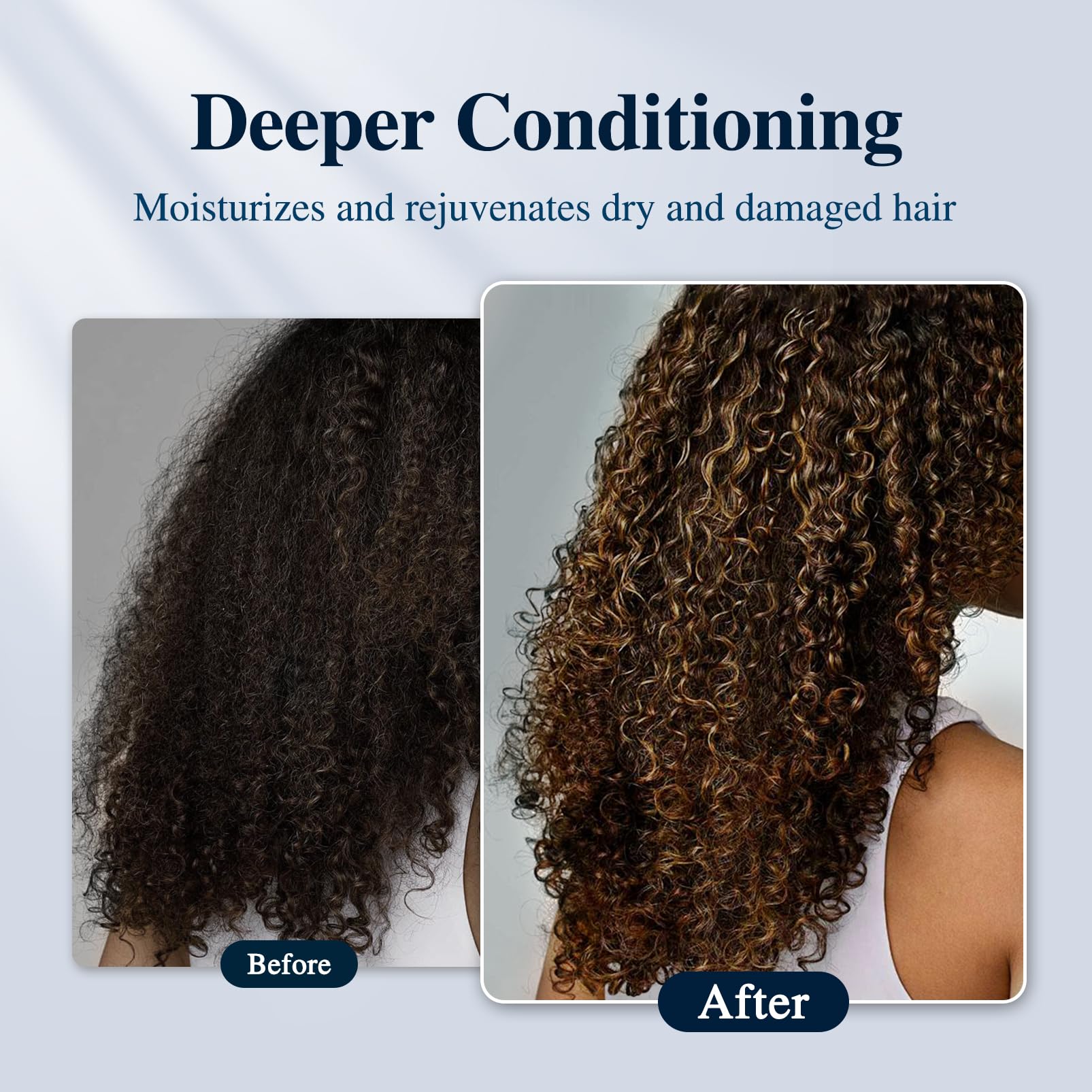 Hair Cap Treatment Steamer - Deep Conditioning Thermal Heat Caps Electric for Afro Hair Hot Care Hat Home Spa with 2 Mode/Blue (UK Plug)