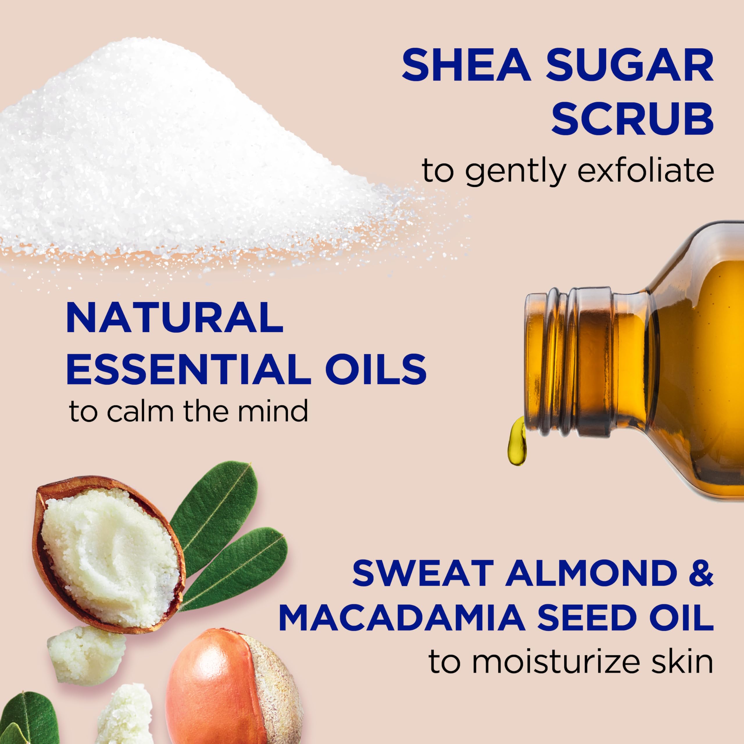 Dr. Teal's Shea Sugar Scrub Shea Butter & Almond Oil 19 Ounce Jar