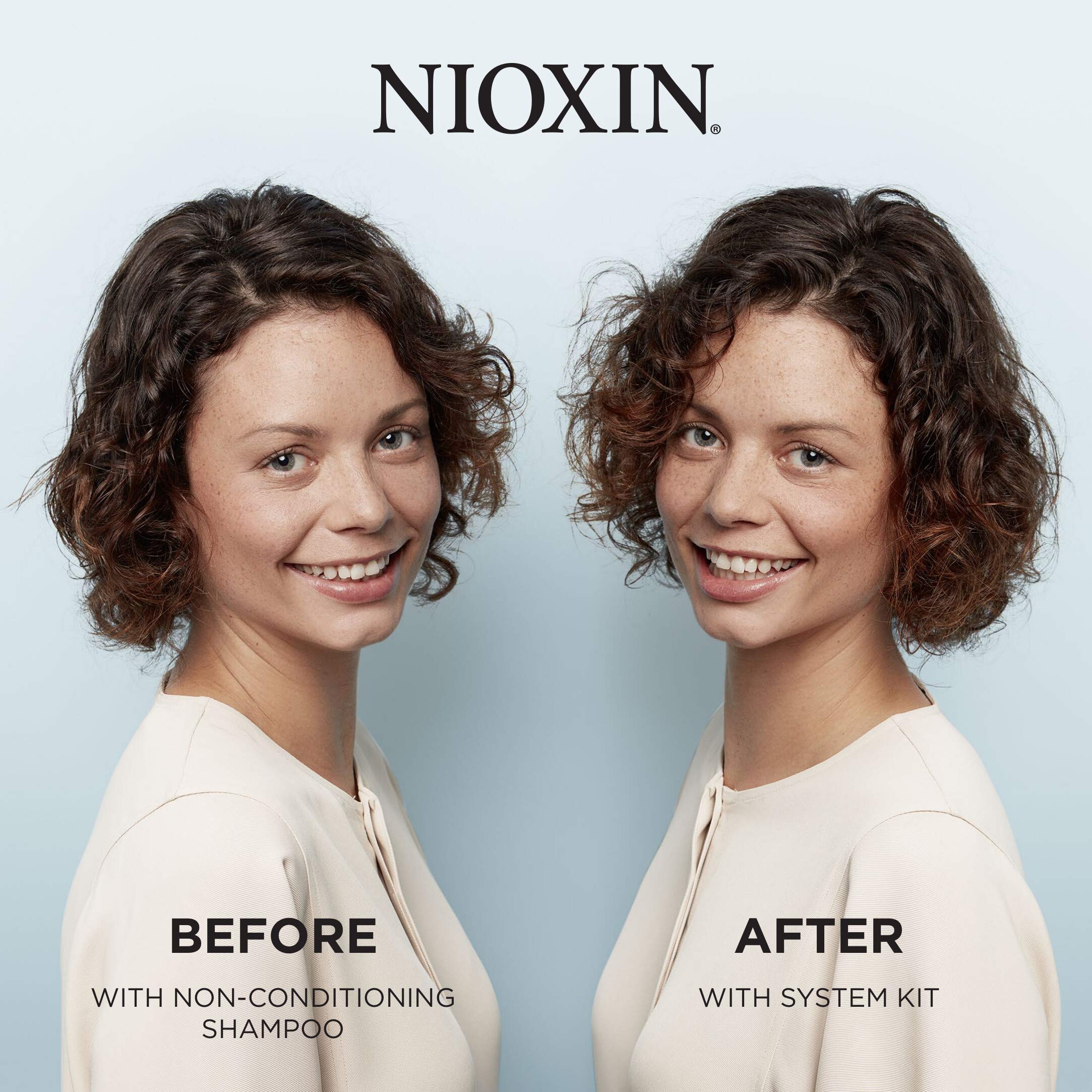 Nioxin 3-Part System | System 4 | Chemically Treated Hair with Progressed Thinning Hair Treatment | Scalp Therapy | Hair Thickening Treatment | Loyalty Kit
