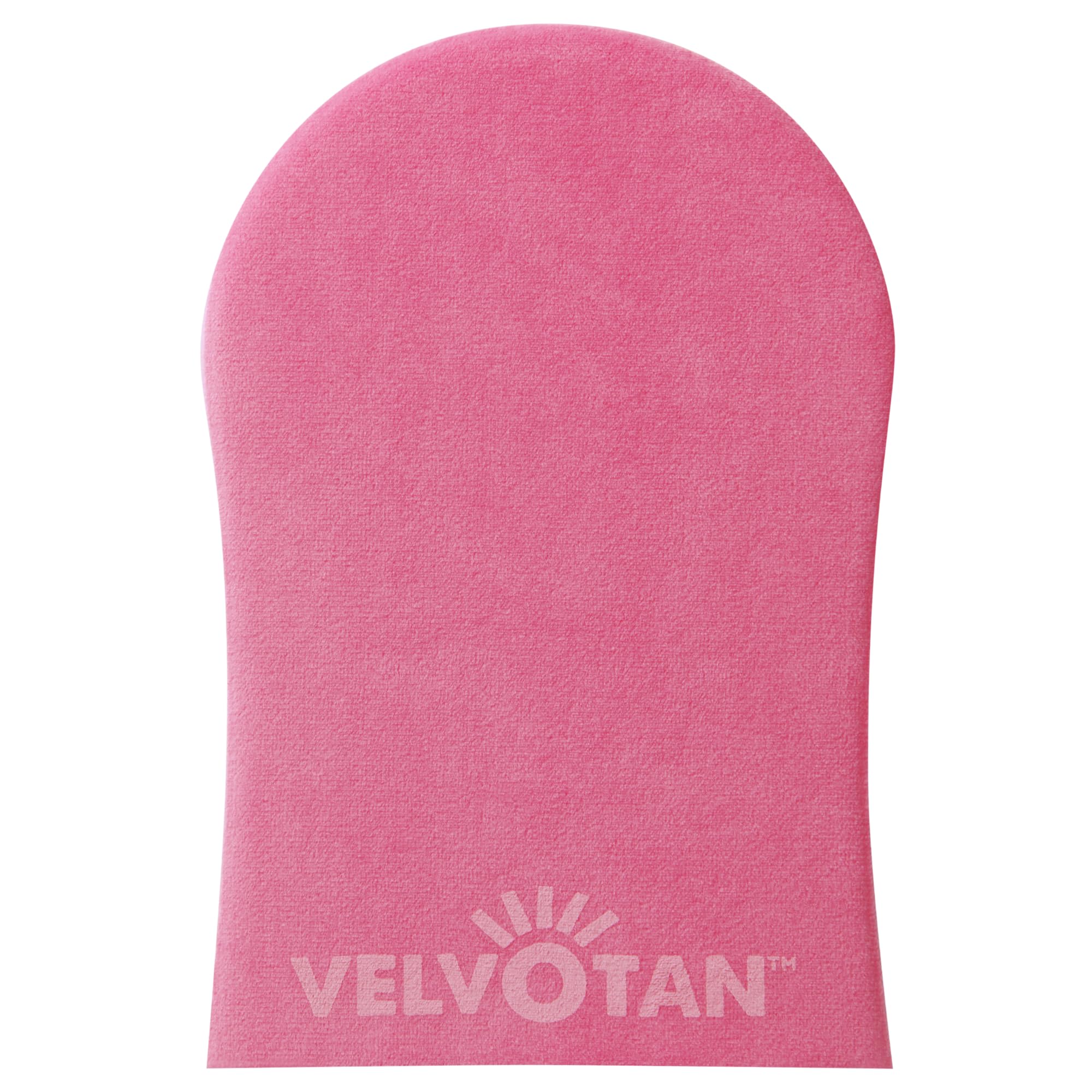 VELVOTAN Original Double Sided Tanning Mitt - Pink - Self Tanning Applicator for Stain-Free Hands, Washable & Reusable, Use with Any Fake Tan