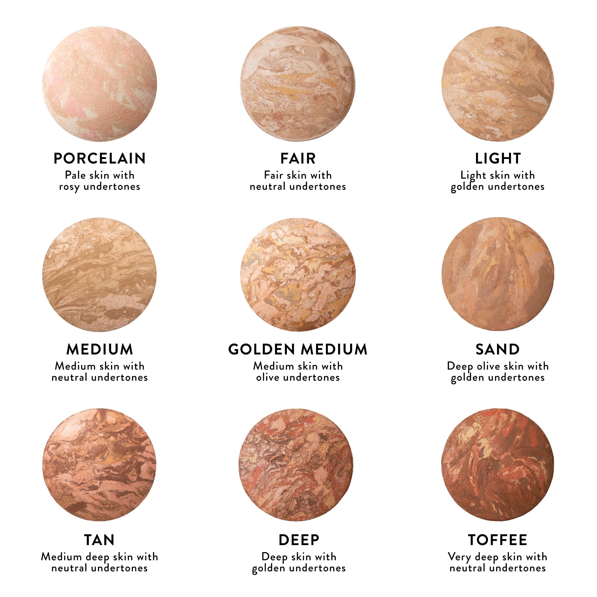 LAURA GELLER Baked Balance-n-Glow Illuminating Powder Foundation (Porcelain) Buildable Sheer to Light Coverage Baked Foundation, Satin Finish