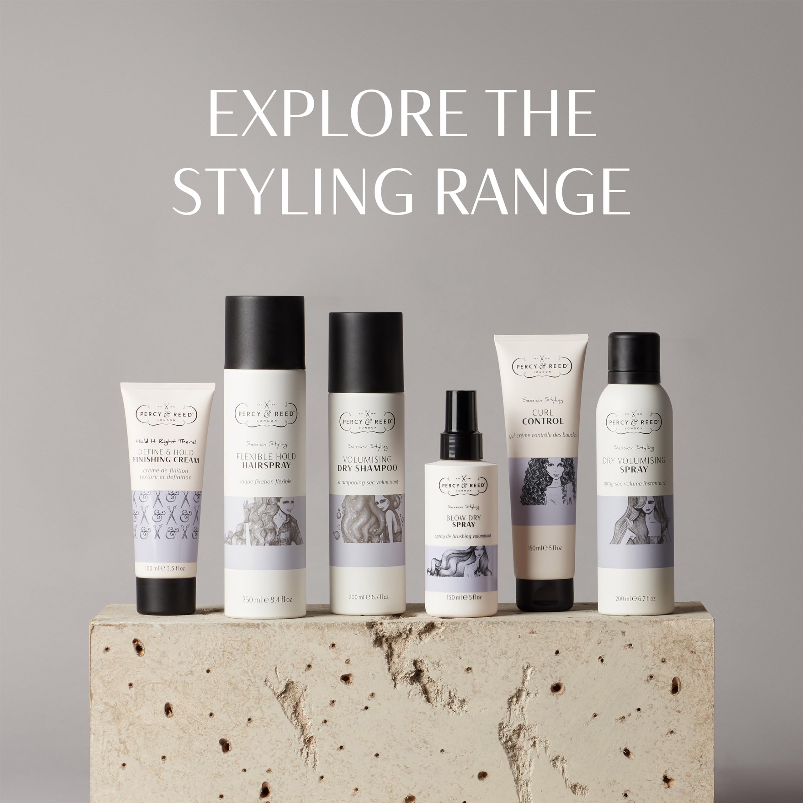 Percy & Reed Session Styling Volumising Mousse - Volumising with Flexible Hold for Natural Movement. UV Protection. Paraben-Free, Silicone-Free, Sulphate-Free, Gluten-Free & Vegan Friendly - 200ml