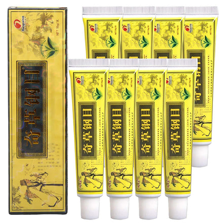8PCS Chinese Body Care Set – Skin Care Cream Soothing Plant Essence Formula for Dry Skin Relief & Hydration Balance