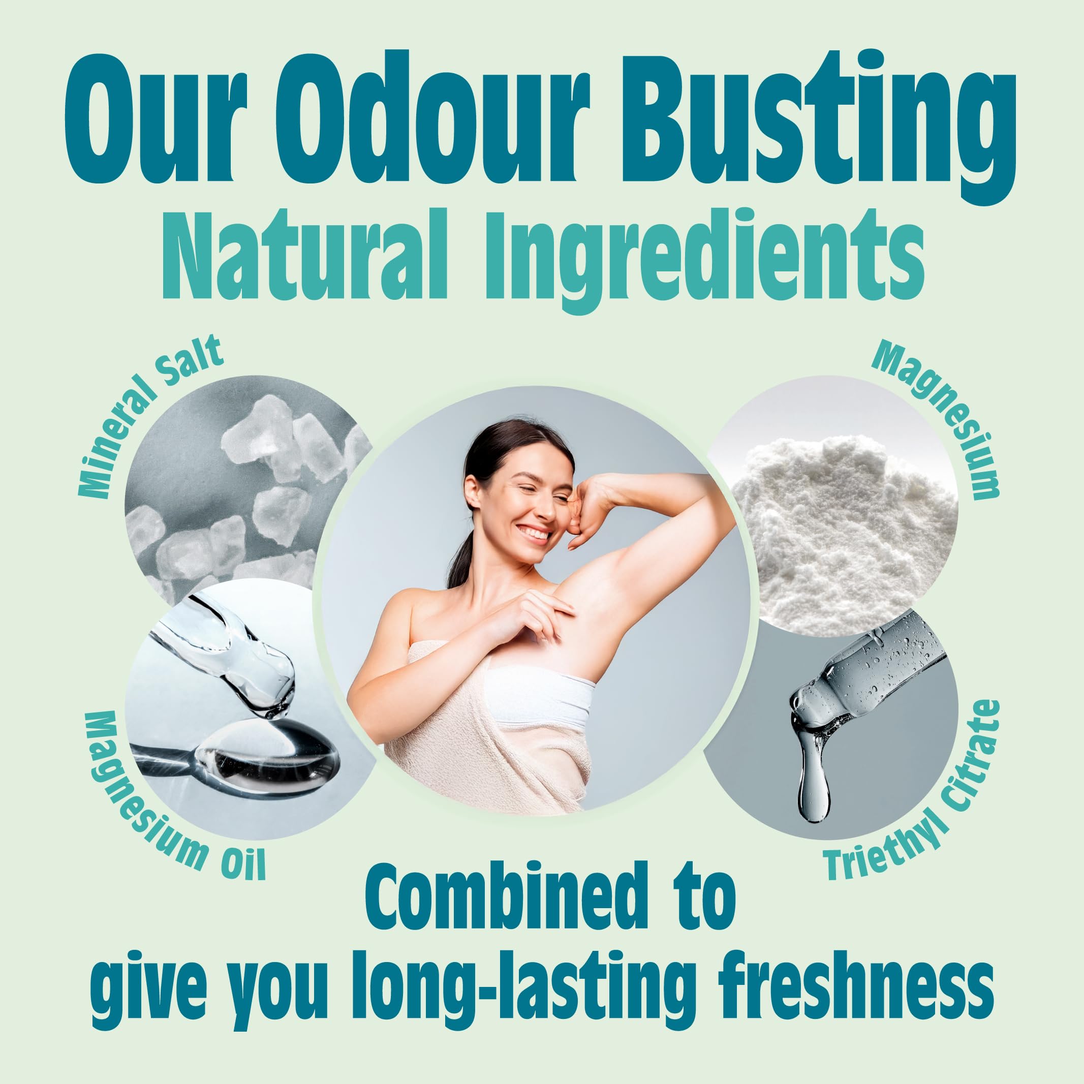 Salt of the Earth - Natural Deodorant Spray Refill - Unscented - 100% Natural Origin, Vegan and Effective Long Lasting Protection, Leaping Bunny Approved, Made in the UK - 500ml