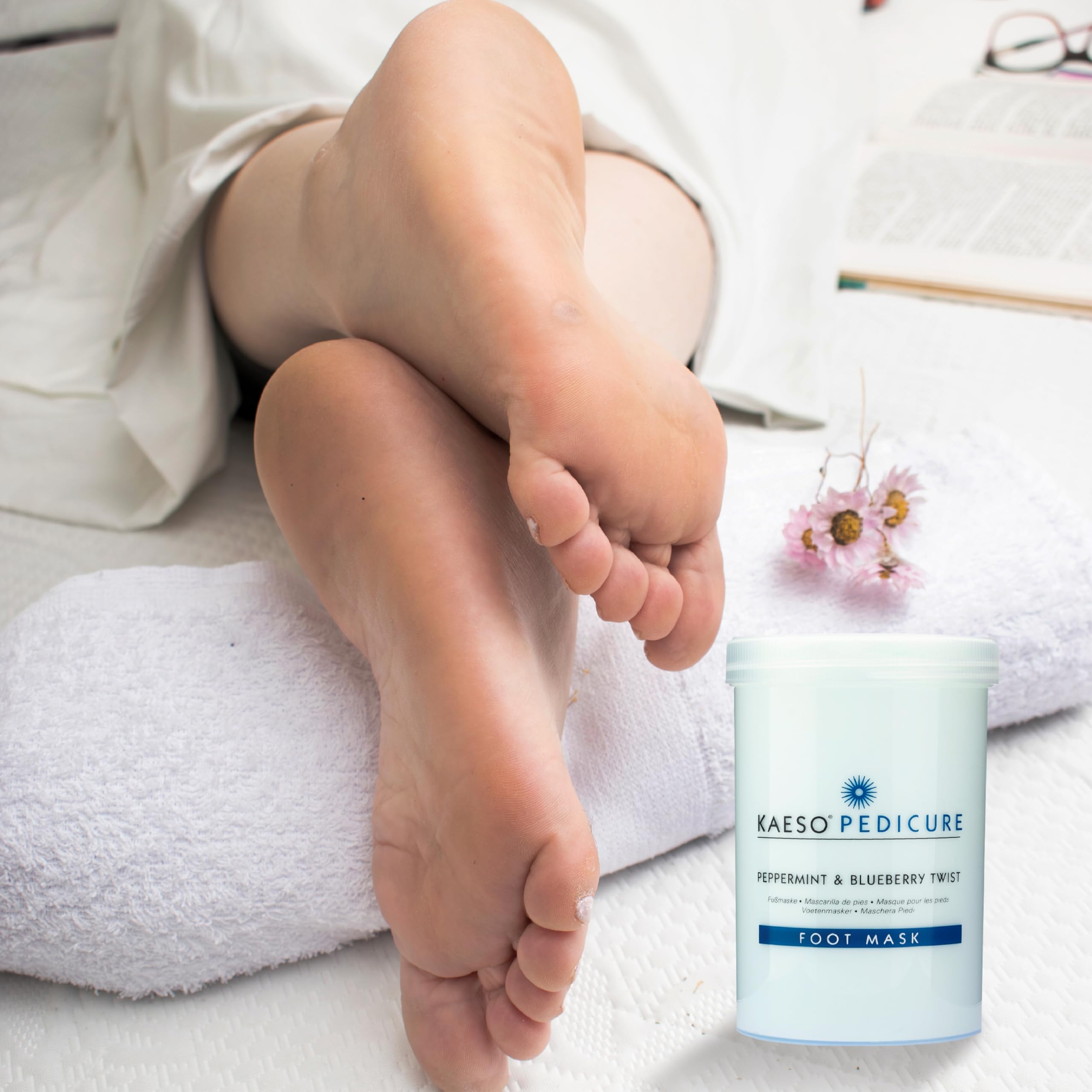 Kaeso Foot Mask, Peppermint and Blueberry Twist, 1200 ml by Kaeso