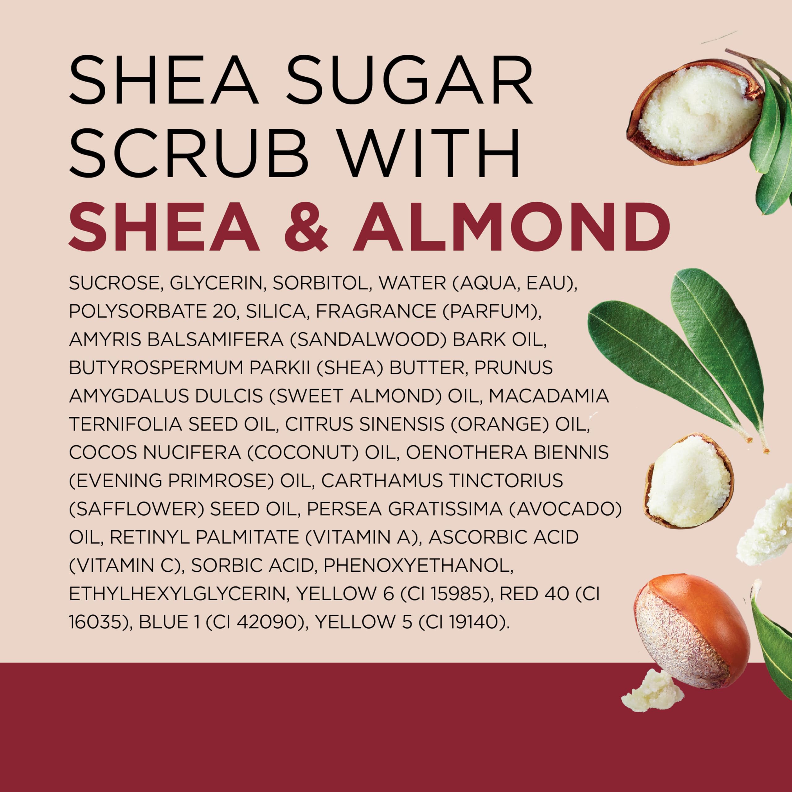 Dr. Teal's Shea Sugar Scrub Shea Butter & Almond Oil 19 Ounce Jar