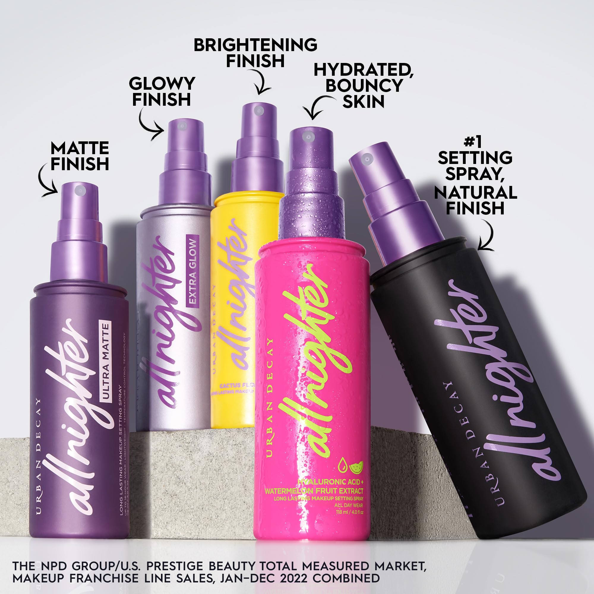 Urban Decay All Nighter Makeup Setting Spray, Matte Long-Lasting Fixing Spray for Face, 118ml