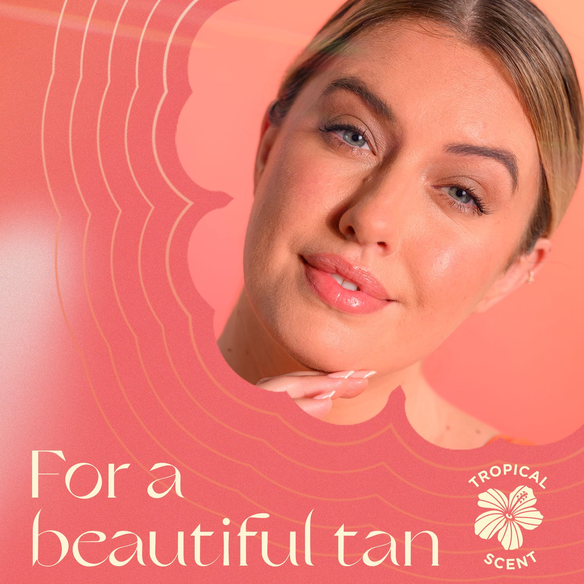 Hawaiian Tropic Glowing Protection Sunscreen Dry Oil Spray Mist, Water Resistant SPF 30 UVA plus UVB Protection Sunscreen Spray, Tropical Scent Sun Lotion with Island Botanicals, 180 ml