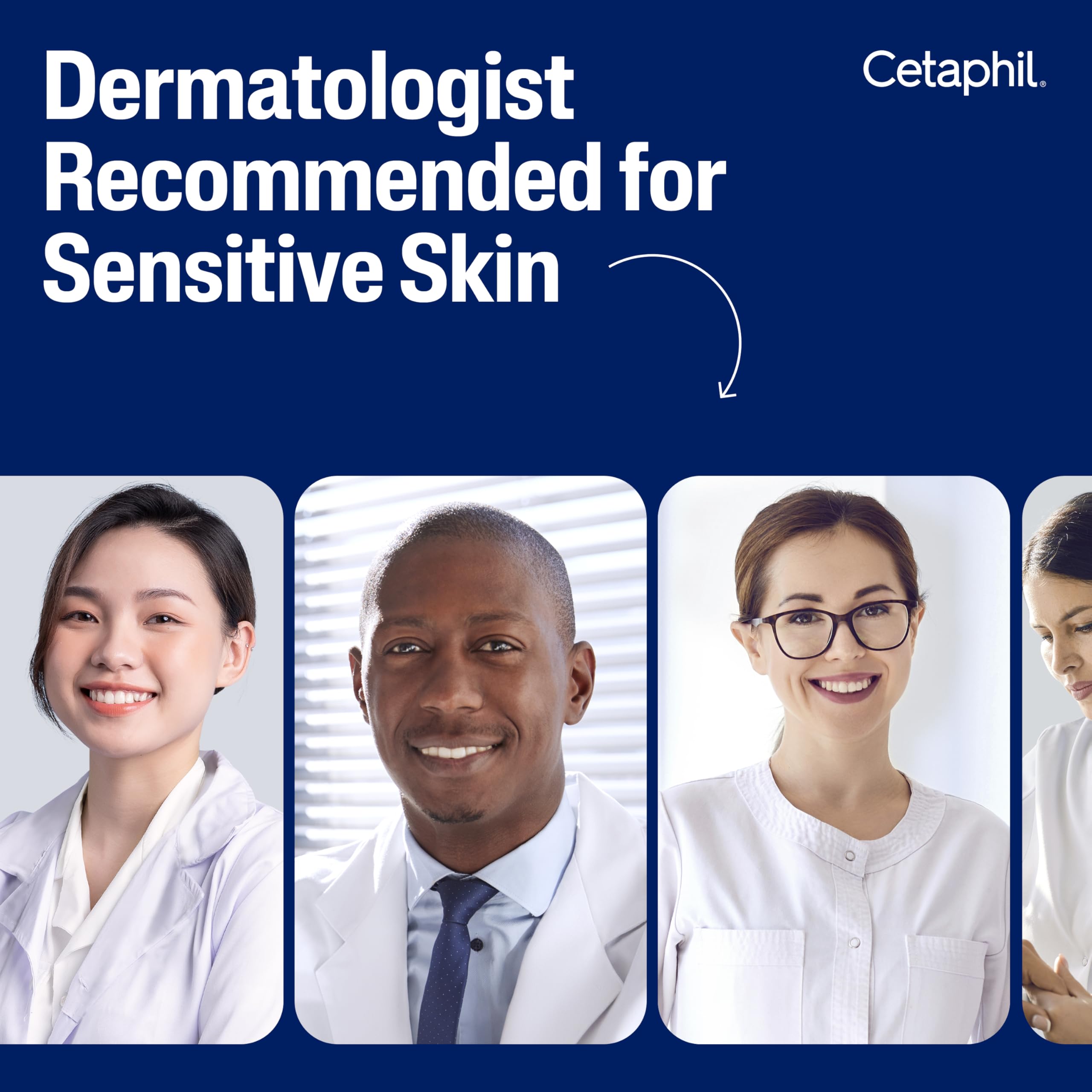 Cetaphil PRO Tinted Moisturising Day Cream SPF 30, 50ml, Face Sun Cream For Sensitive & Redness Prone Skin, Vegan Friendly