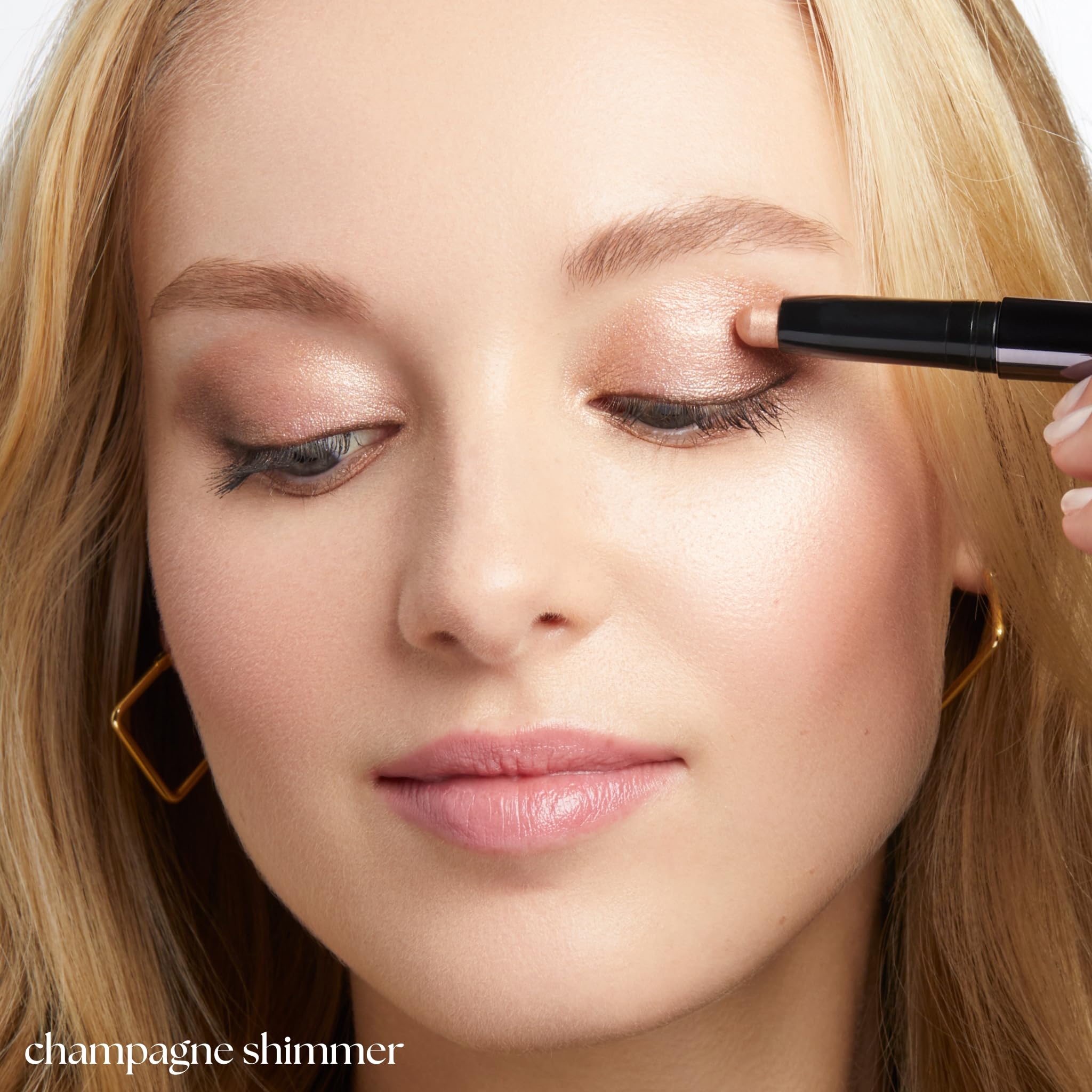 Julep Eyeshadow 101 Crème-to-Powder Eyeshadow Stick (Champagne Shimmer) Long-Lasting, Waterproof Eye Shadow - Blendable, Crease-Proof Eye Shadow Stick with Built-In Smudger - Shimmer Eyeshadow