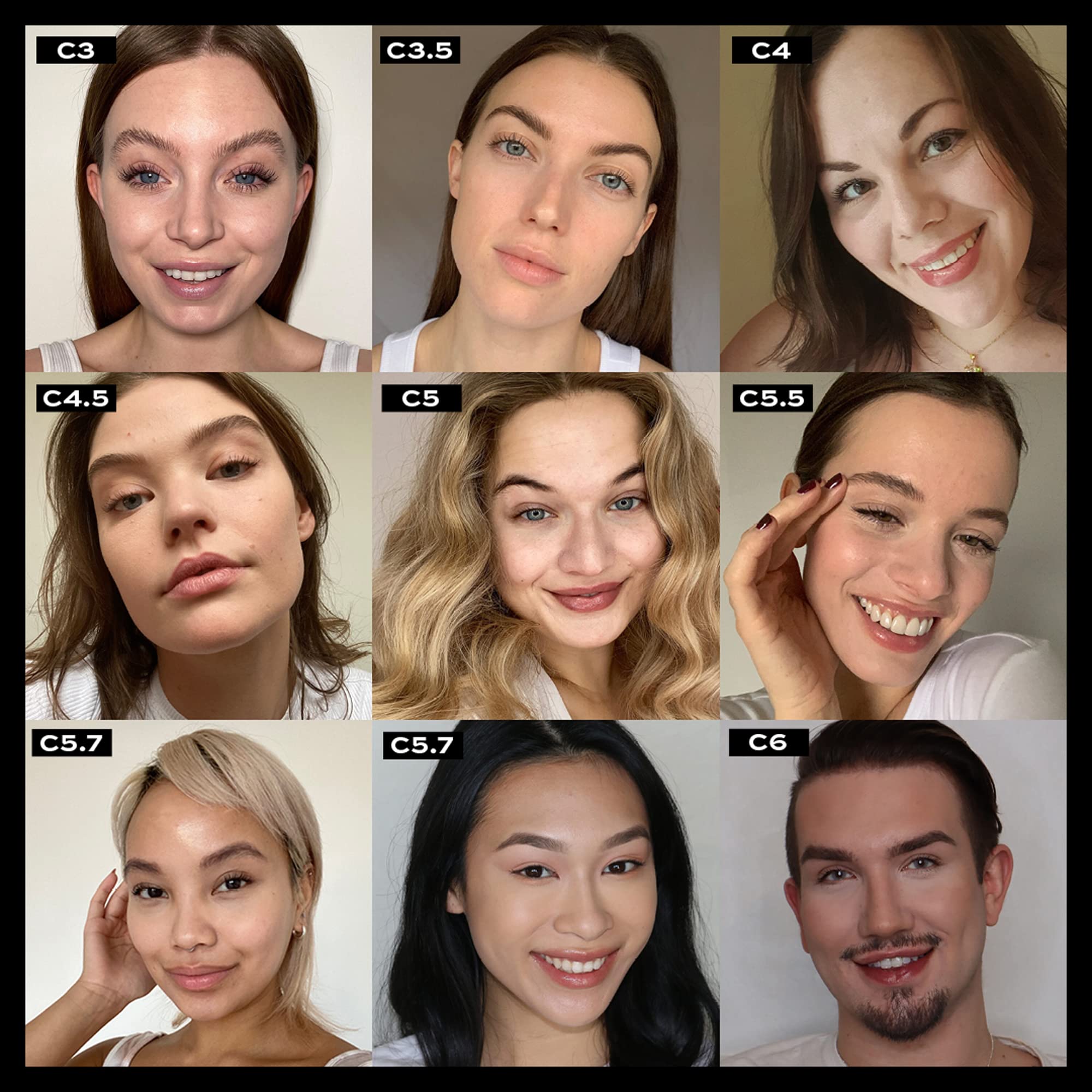 Revolution Beauty, Conceal & Define Concealer, Full Coverage & Lightweight, Long-Lasting Matte Finish, Vegan & Cruelty Free, C5 Fair or Light Skin Tones, 0.14 Oz.