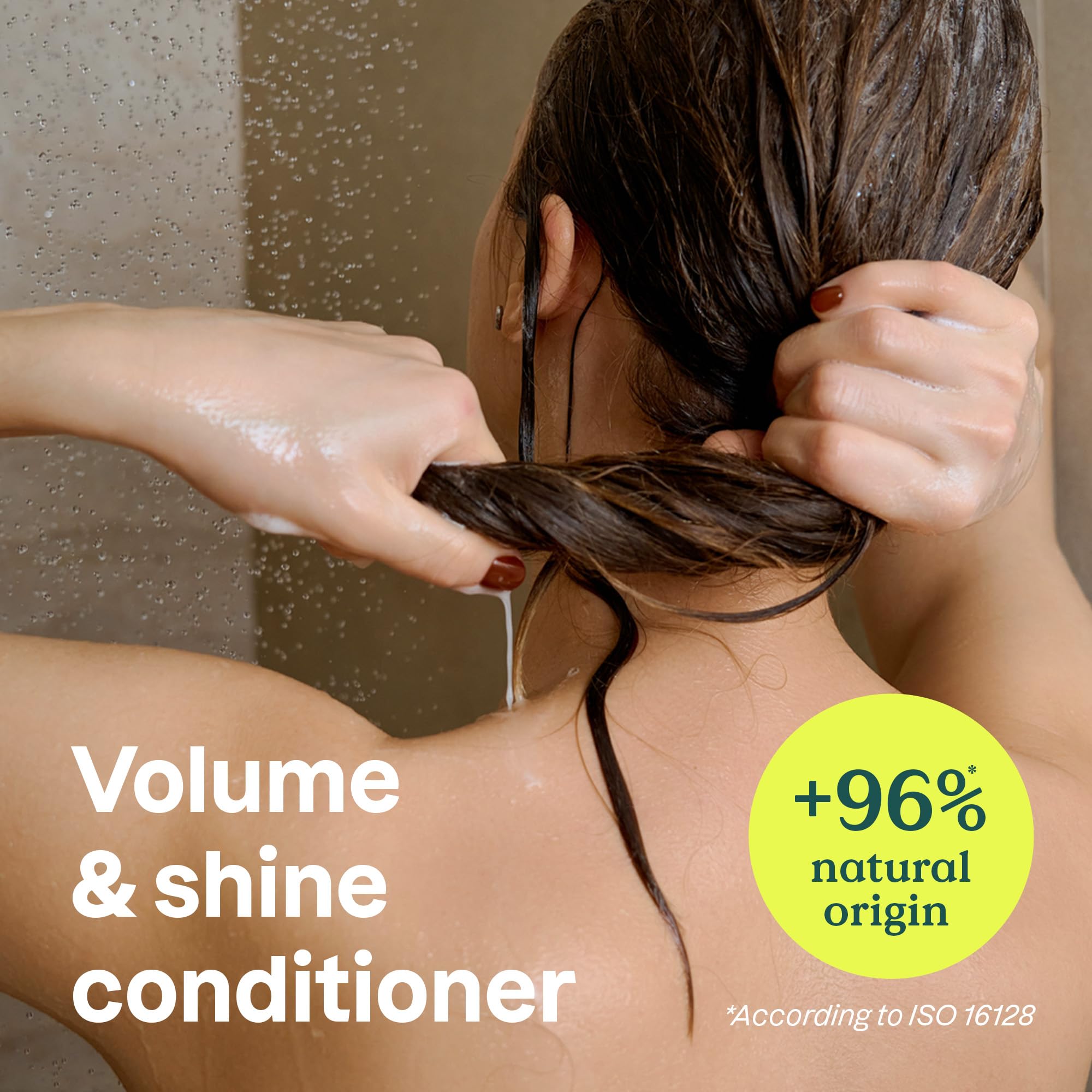 ATTITUDE Volume and Shine Hair Conditioner, For Thin Hair, Naturally Derived Ingredients, Vegan Detangler, Dermatologically Tested, Soy Protein & Cranberries, 240 mL
