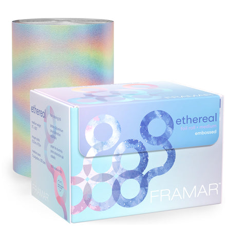 Framar Ethereal Embossed Roll Hair Foil, Hair Foils for Highlighting, Foils for Highlights, Hairdressing Foil for Hair Highlights, Highlighting Foil, Framar Foil Sheets, Hair Foils for Colouring – 320