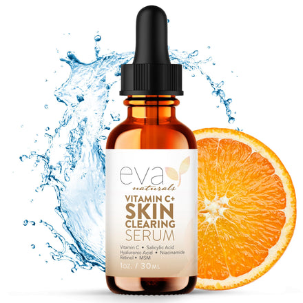 Vitamin C Plus Skin Clearing Serum With Hyaluronic Acid Serum, Retinol, Organic Aloe, Vitamin C Serum for Face - Anti-Aging Serum for Face, Acne Serum for Brightening and Dark Spots (30 ml)