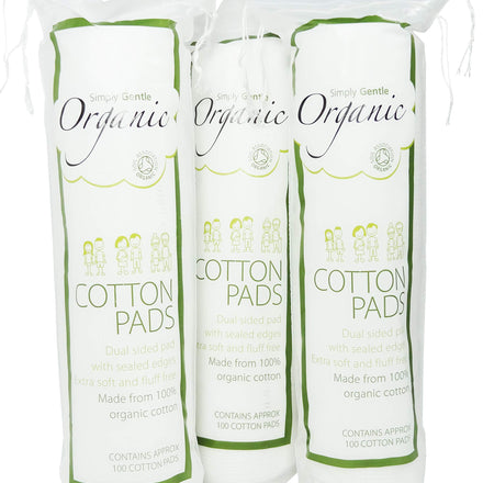Simply Gentle - Tampons coton biologique x100 (lot de 3 sachets)