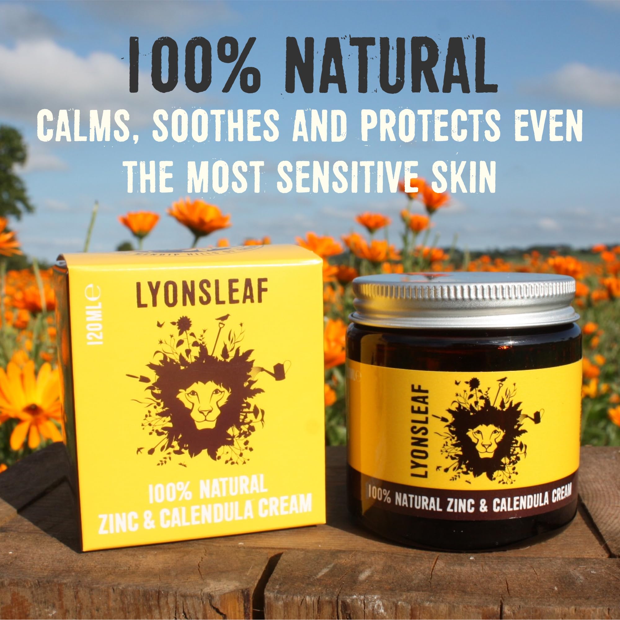 Zinc and Calendula Cream 100% Natural - for Spots, Blemishes, breakouts, rashes, Acne, perioral Dermatitis, rosacea and Nappy Rash (30ml)