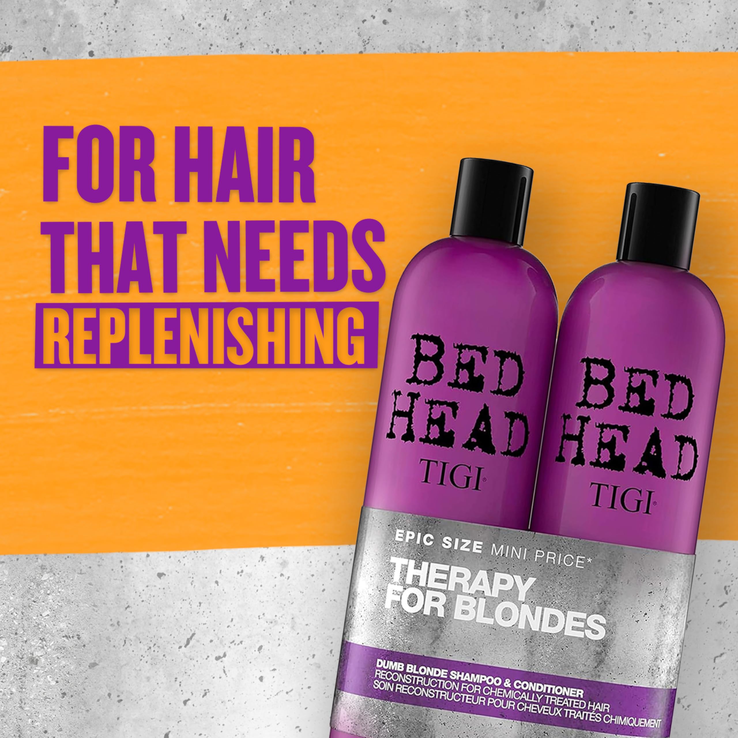 Tigi Tigi Bed Head Dumb Blonde Shampoo & Reconstructor Conditioner Duo Pack, 50 Oz