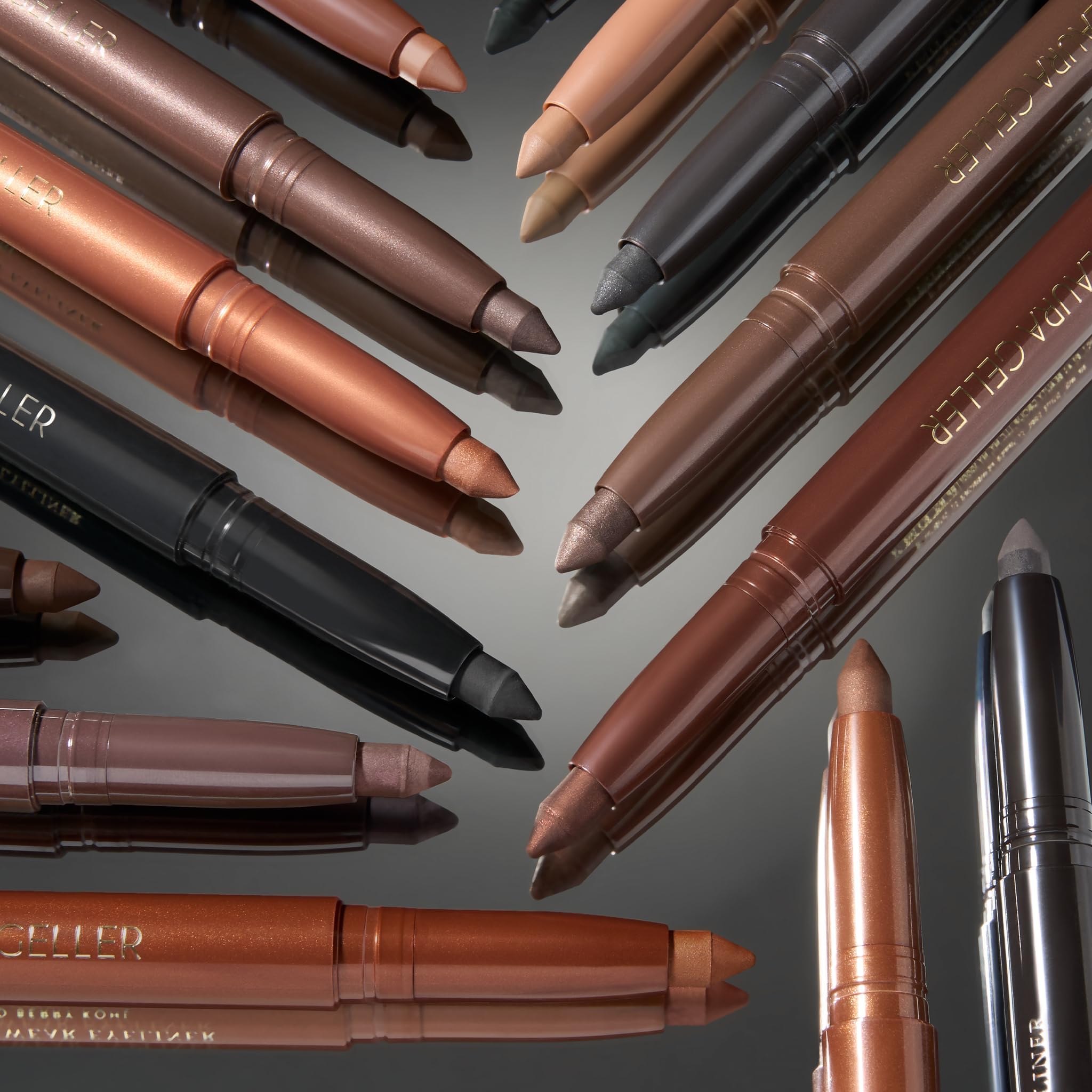 LAURA GELLER NEW YORK Longwear Kohl Kajal Eyeliner Pencil (Soft Black) Hydrating & Vibrant Eyeliner Pencil With Built in Sharpener For Expert Precision, Glides On Effortlessly