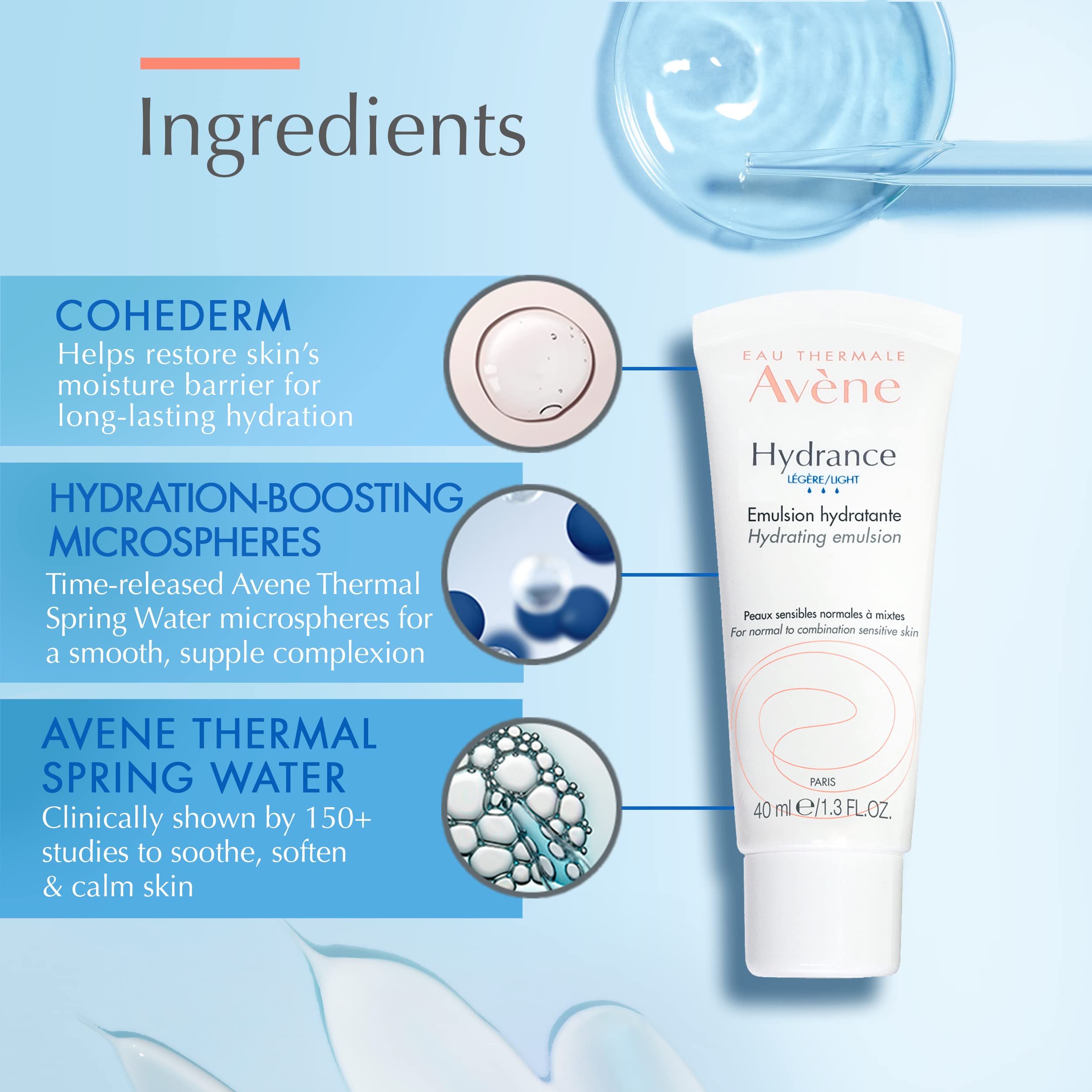 Avene Hydrance Hydrating Cream, 40 ml