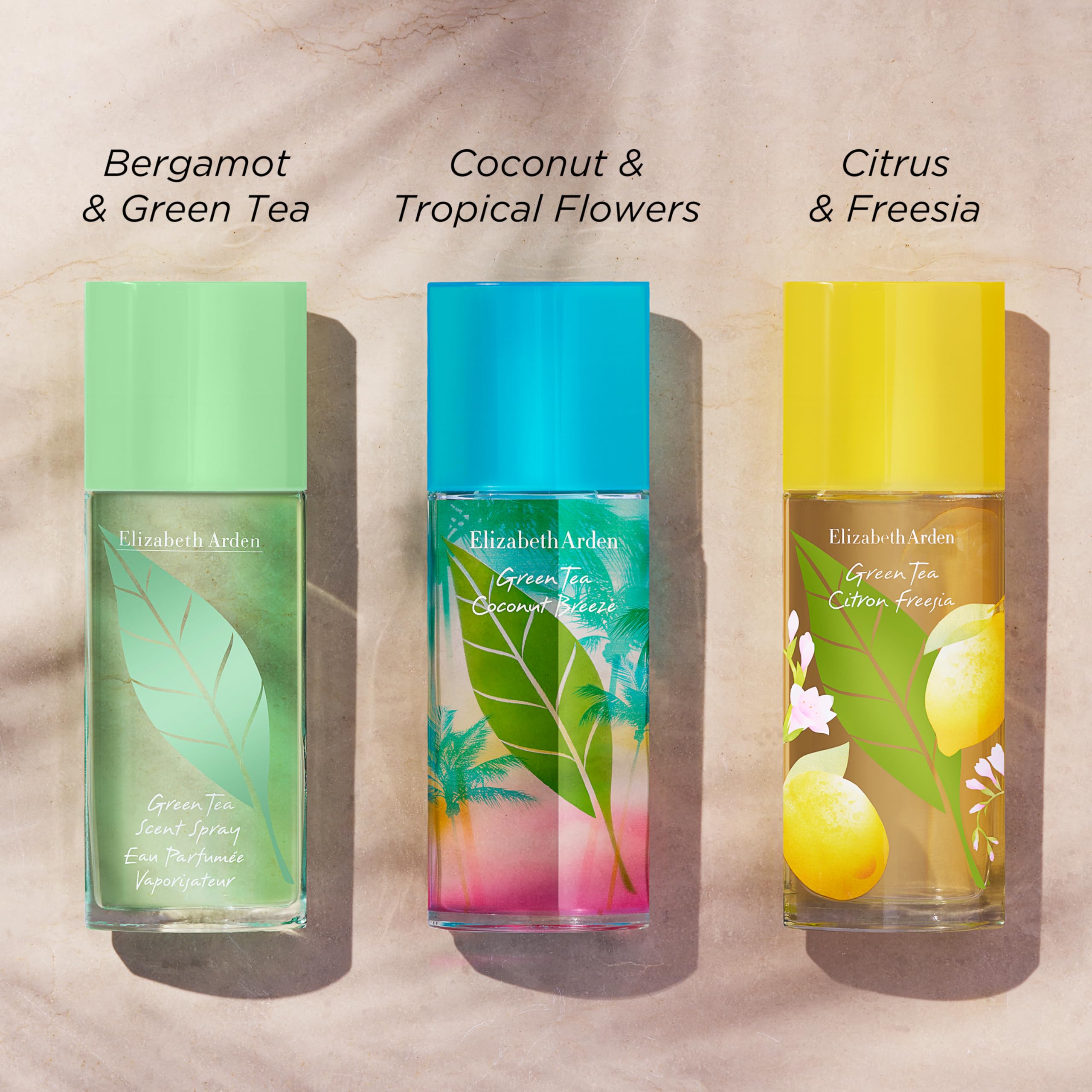 Elizabeth Arden Green Tea Coconut Breeze Eau de Toilette Spray (100ml) Citrus, Floral & Fruity Fragrance, Luxury Perfume for Women