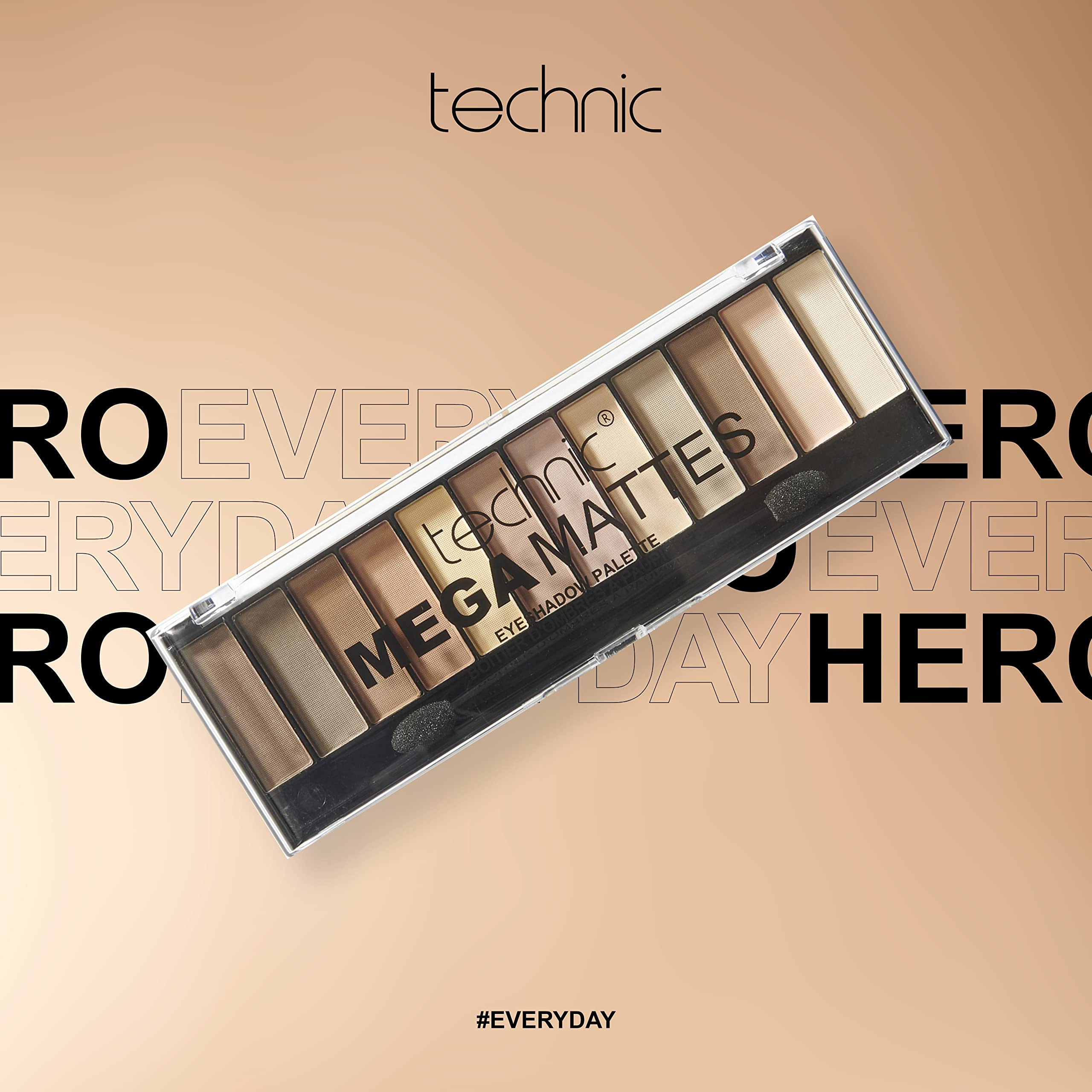 Technic Mega Nudes 12 Colour Eyeshadow Palette