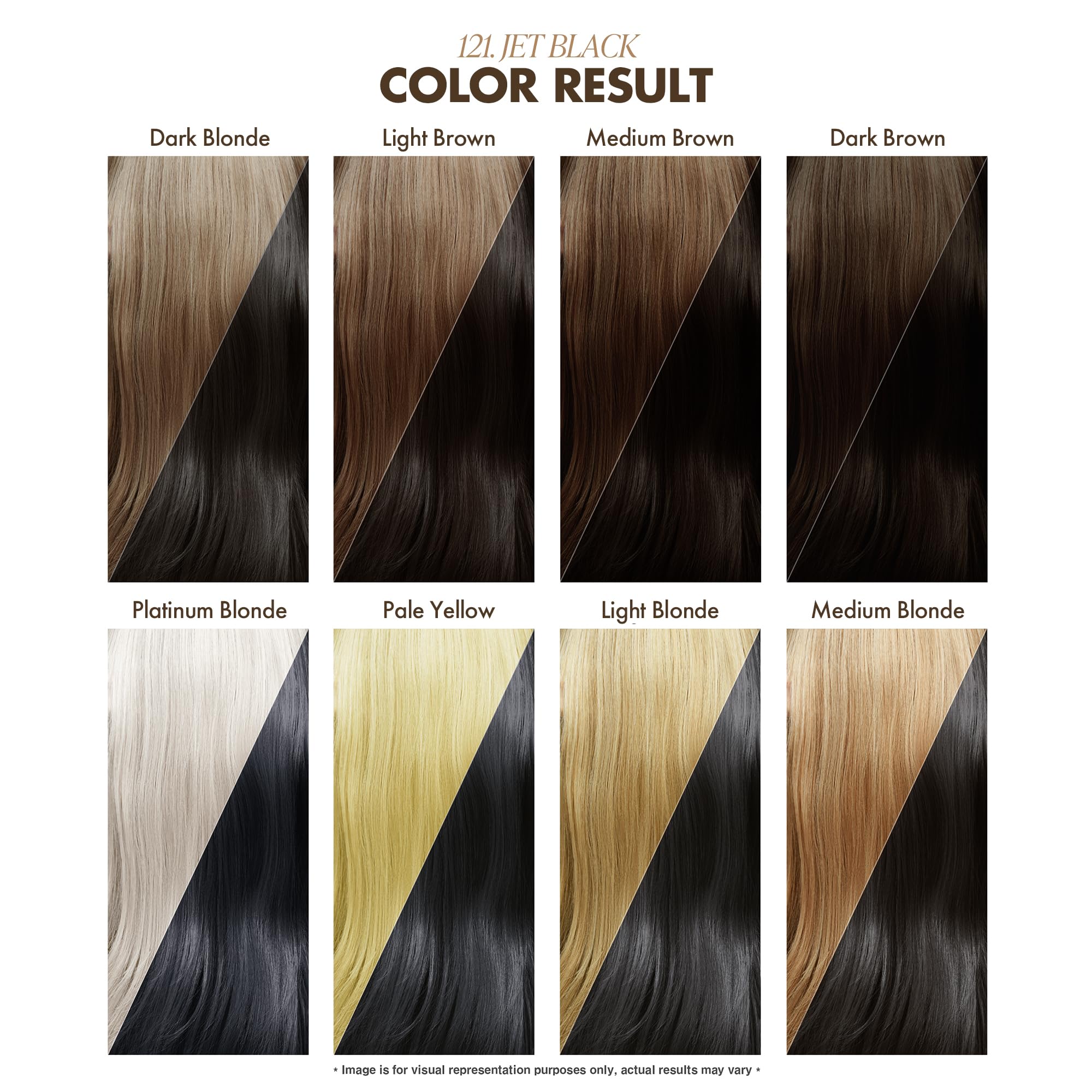 Adore Semi Permanent Hair Color - Vegan and Cruelty-Free Black Hair Dye - 4 Fl Oz - 121 Jet Black (Pack of 1)