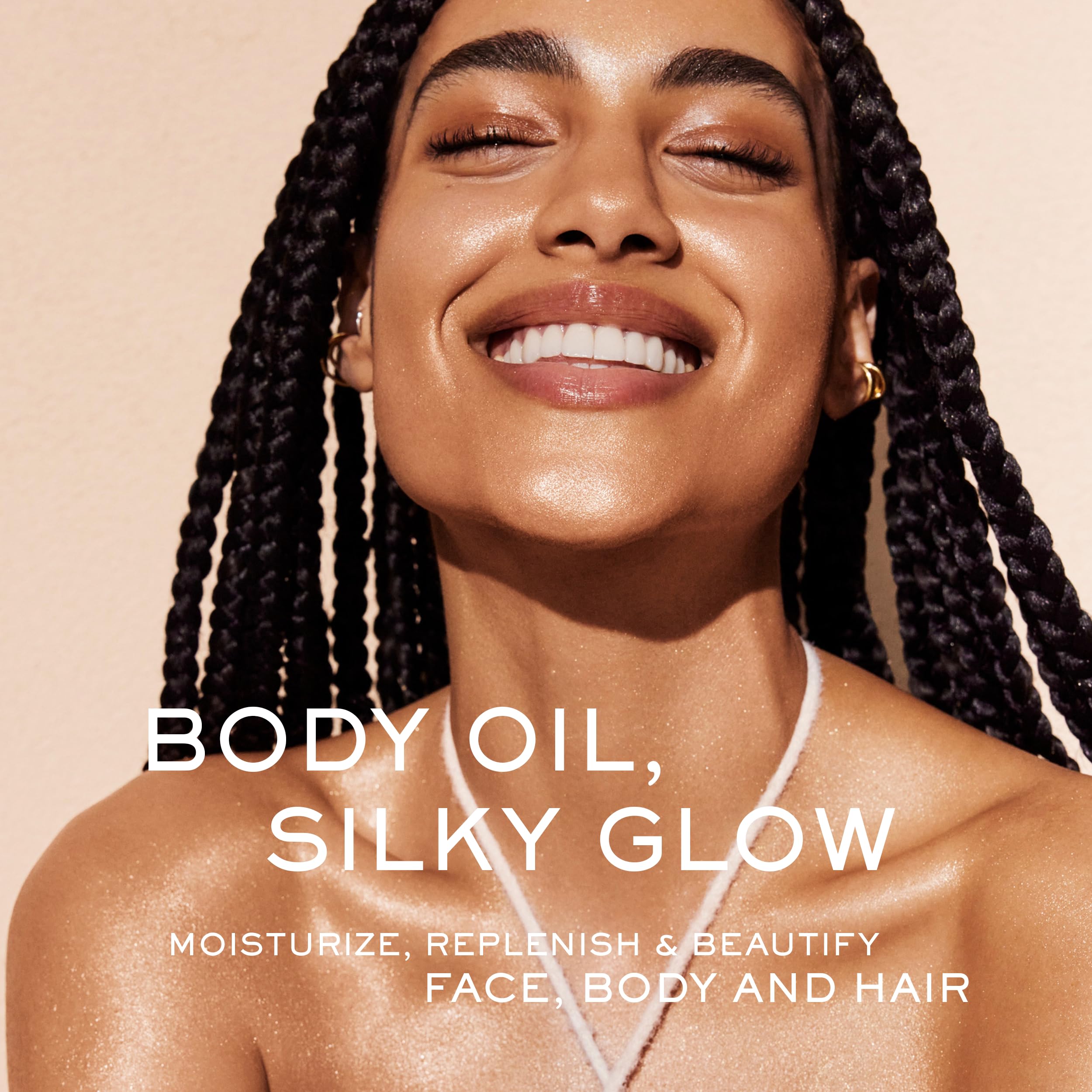NUXE Huile Prodigieuse Shimmering Dry Oil 100ml, Illuminating Multi-Purpose Oil, With Gold-Flecked Glow for Face, Body & Hair, Softens & Enhances, Vegan Formula