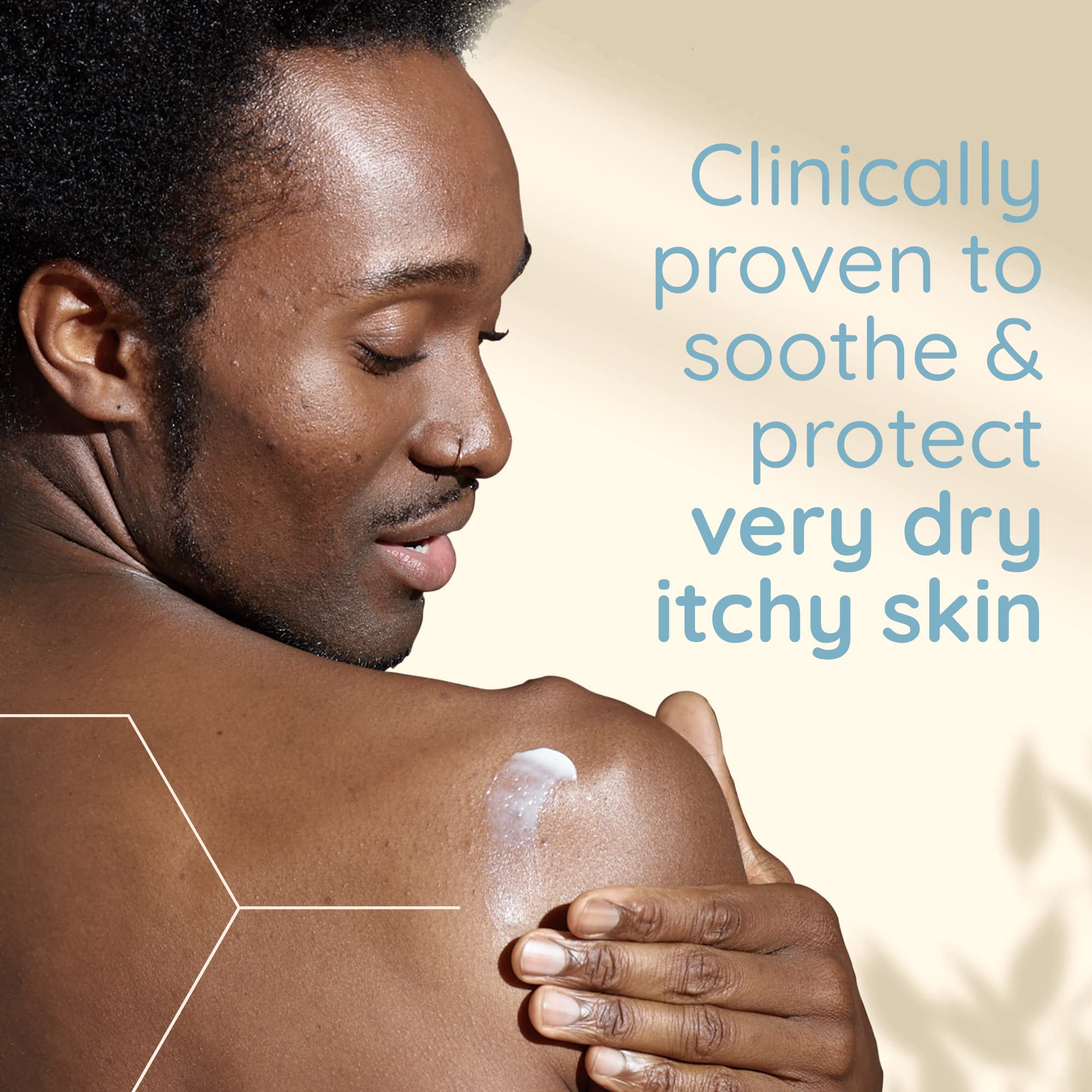 Aveeno Dermexa Daily Emollient Cream (1x 300ml), Emollient Cream Enriched with Triple Oat Complex and Ceramides, Soothing Relief from Dry, Itchy Skin Prone to Eczema
