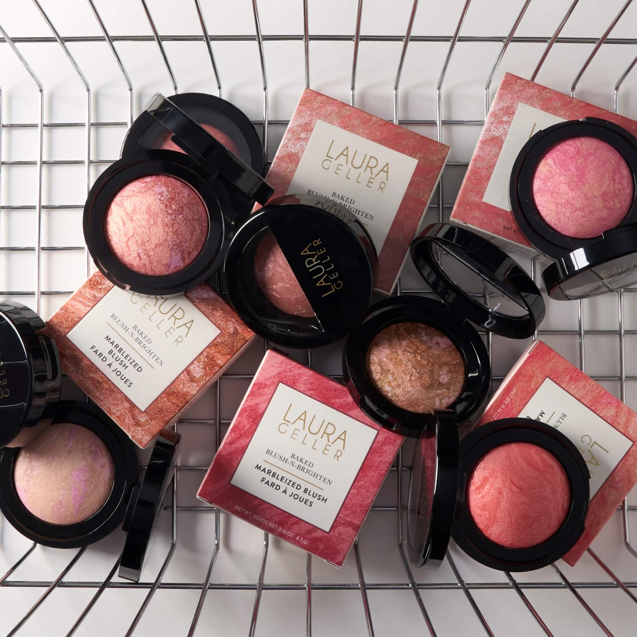 LAURA GELLER NEW YORK Baked Blush-N-Brighten Powder Blush, Pink Buttercream