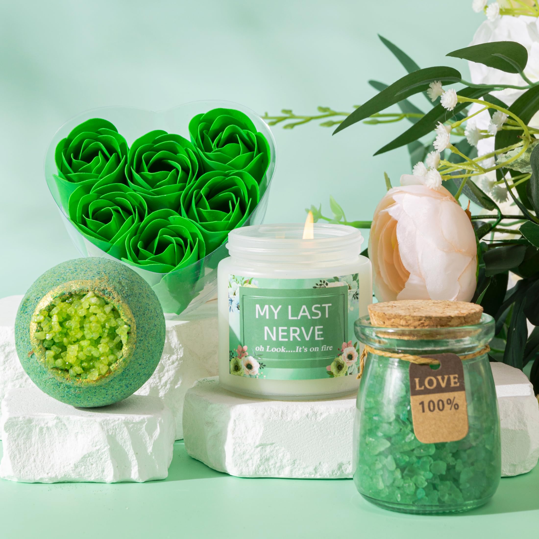 Birthday Pamper Gifts for Women,Get Well Soon Gifts Basket for Her,Unique Self Care Package Relaxation Spa Bath Set for Girls, Valentine's Day Gift Box Presents for female Friends, Mum, Wife, Sister