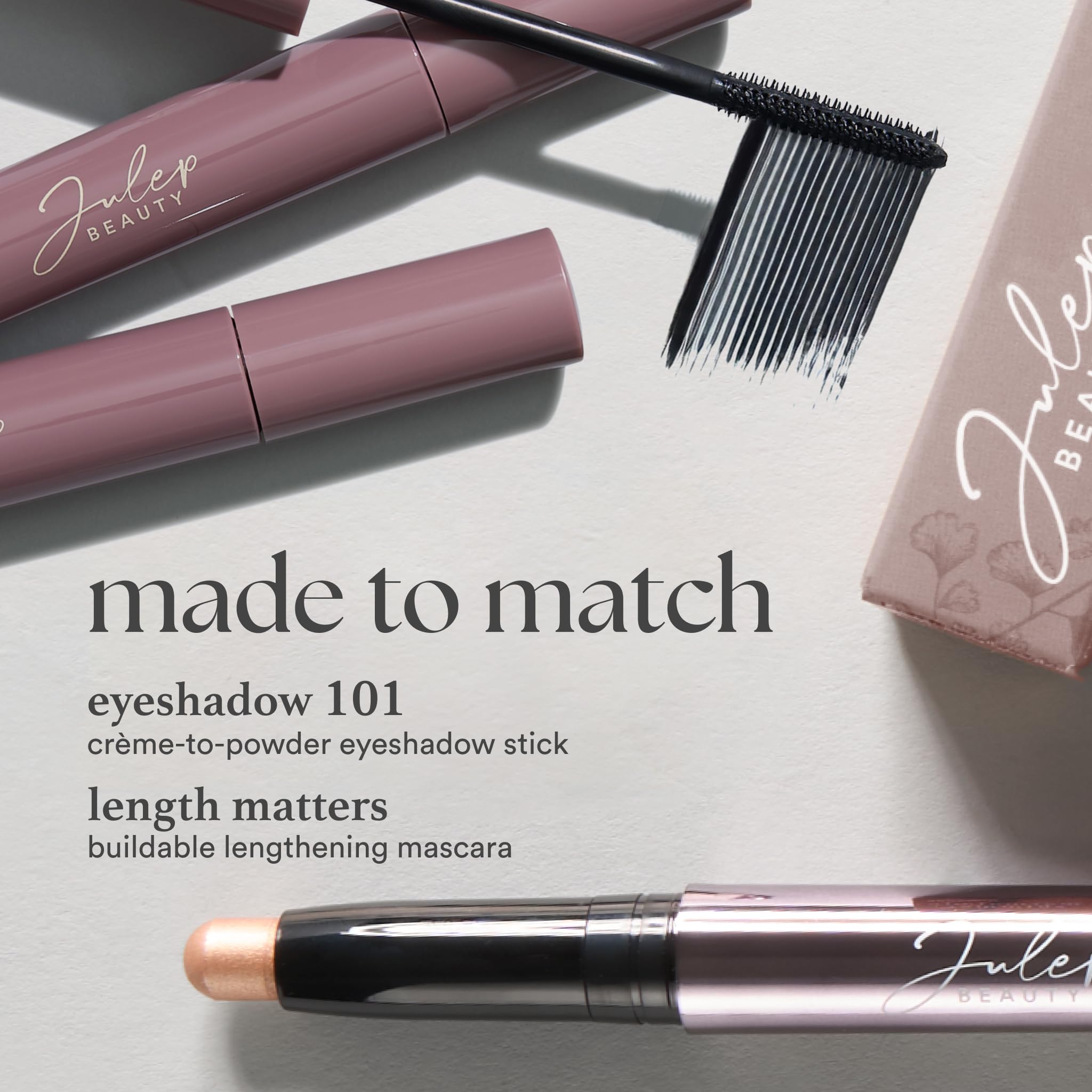 Julep Eyeshadow 101 Crème-to-Powder Eyeshadow Stick (Champagne Shimmer) Long-Lasting, Waterproof Eye Shadow - Blendable, Crease-Proof Eye Shadow Stick with Built-In Smudger - Shimmer Eyeshadow