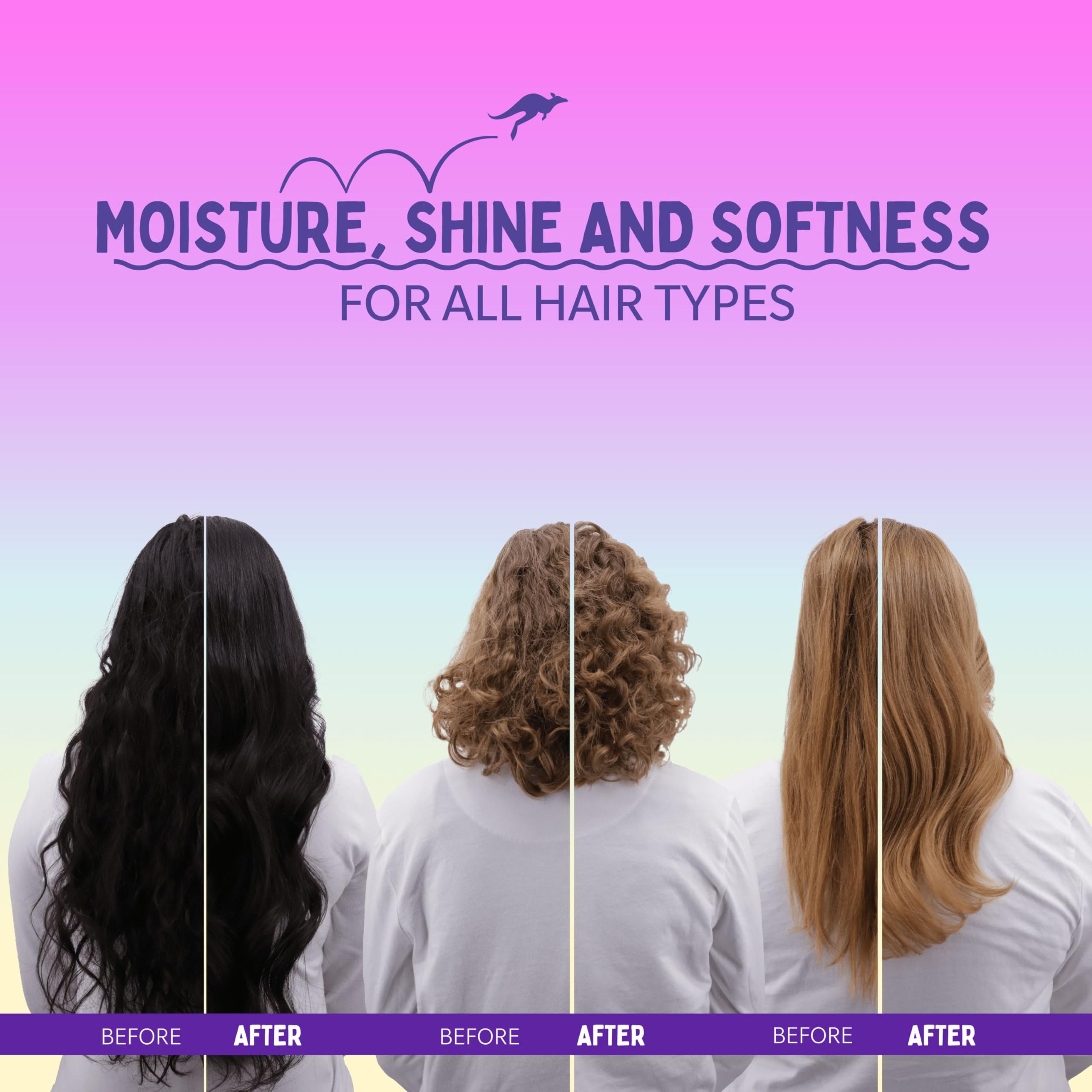 Aussie Miracle Hair Insurance Conditioner Detangler Spray, 6 x 250ml
