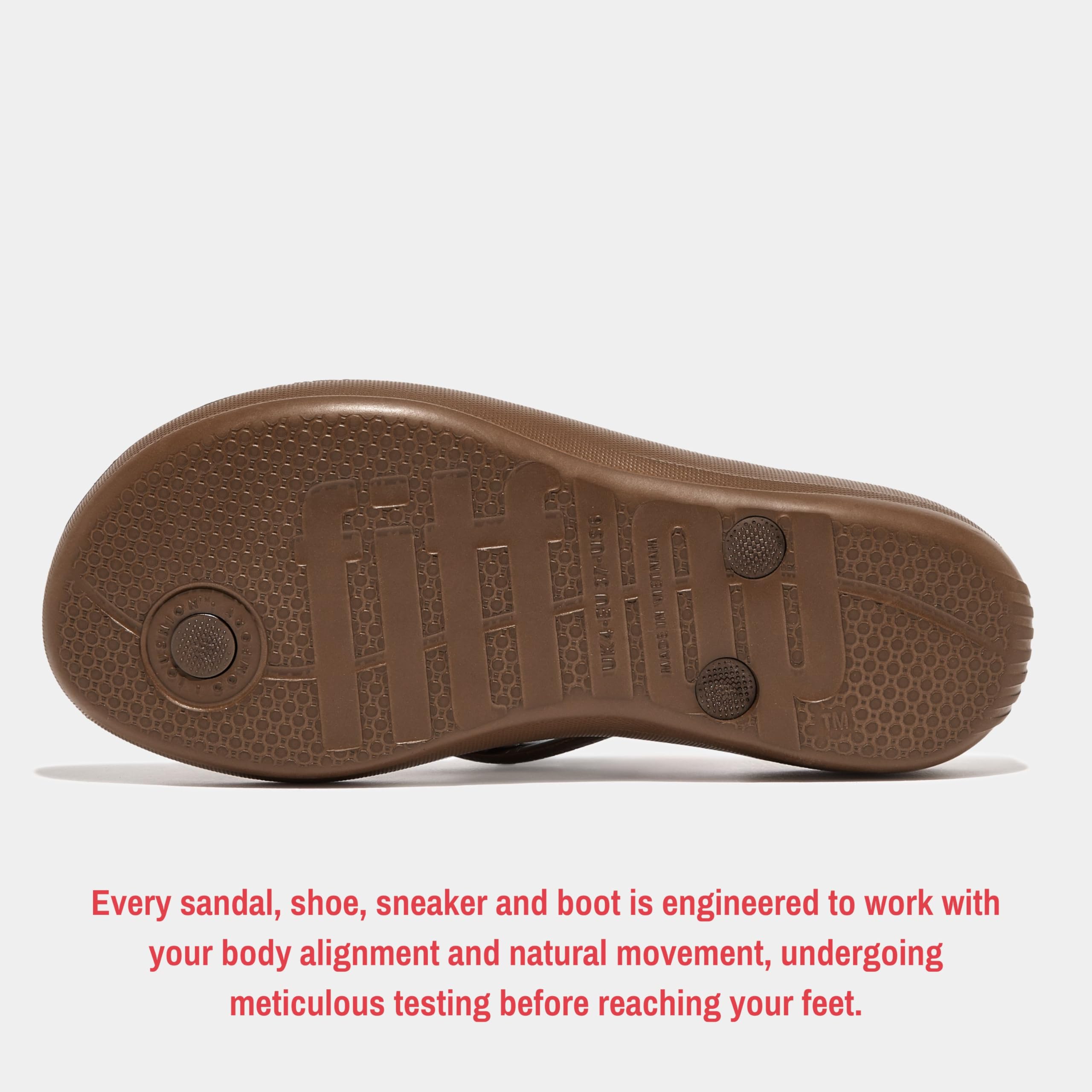 New Fitflop Women's Iqushion Ergonomic Flip Flop Bronze 8