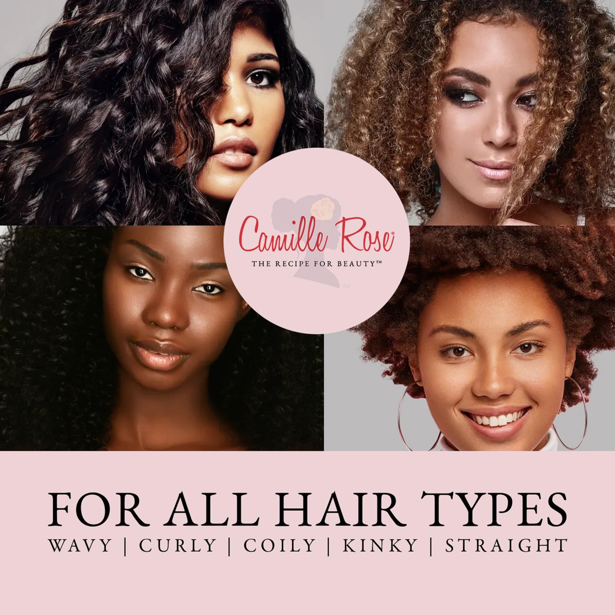 Camille Rose Coconut Water Leave in Conditioner, Concentrated Hair Detangler Treatment for Maximum Hydration and Shiny, Silky, Soft Strands, 8 oz