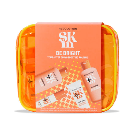 Revolution Skin, Be Bright 4 Step Starter Kit, Brightening Skincare Set Includes Cleanser, Toner, Serum & Moisturiser, Vegan & Cruelty-Free, 4 Products Included