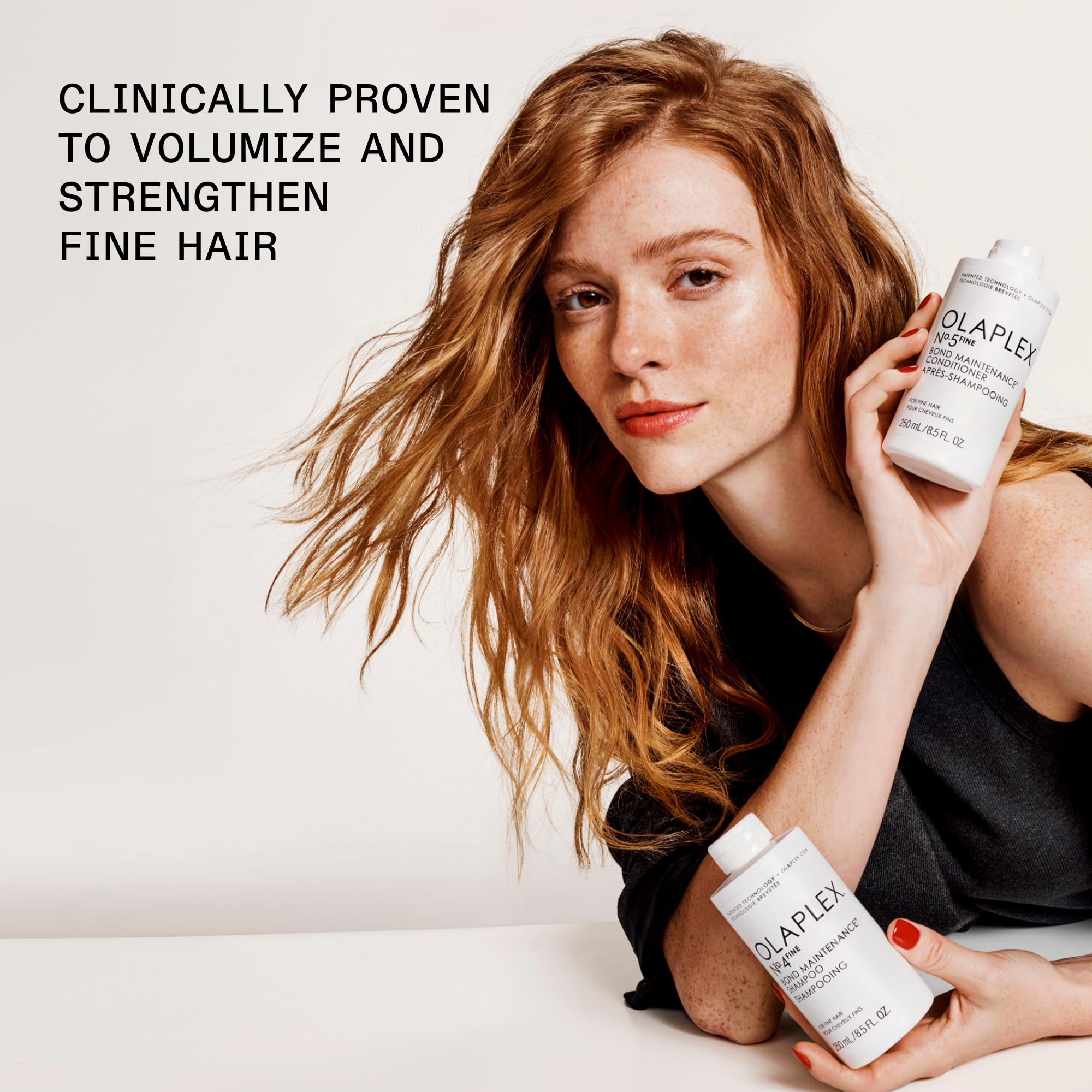 No.4FINE Bond Maintenance® Shampoo, Ultra-light, Clinically Proven Fine Hair Shampoo to Volumize & Strengthen (8.5 Fl Oz))